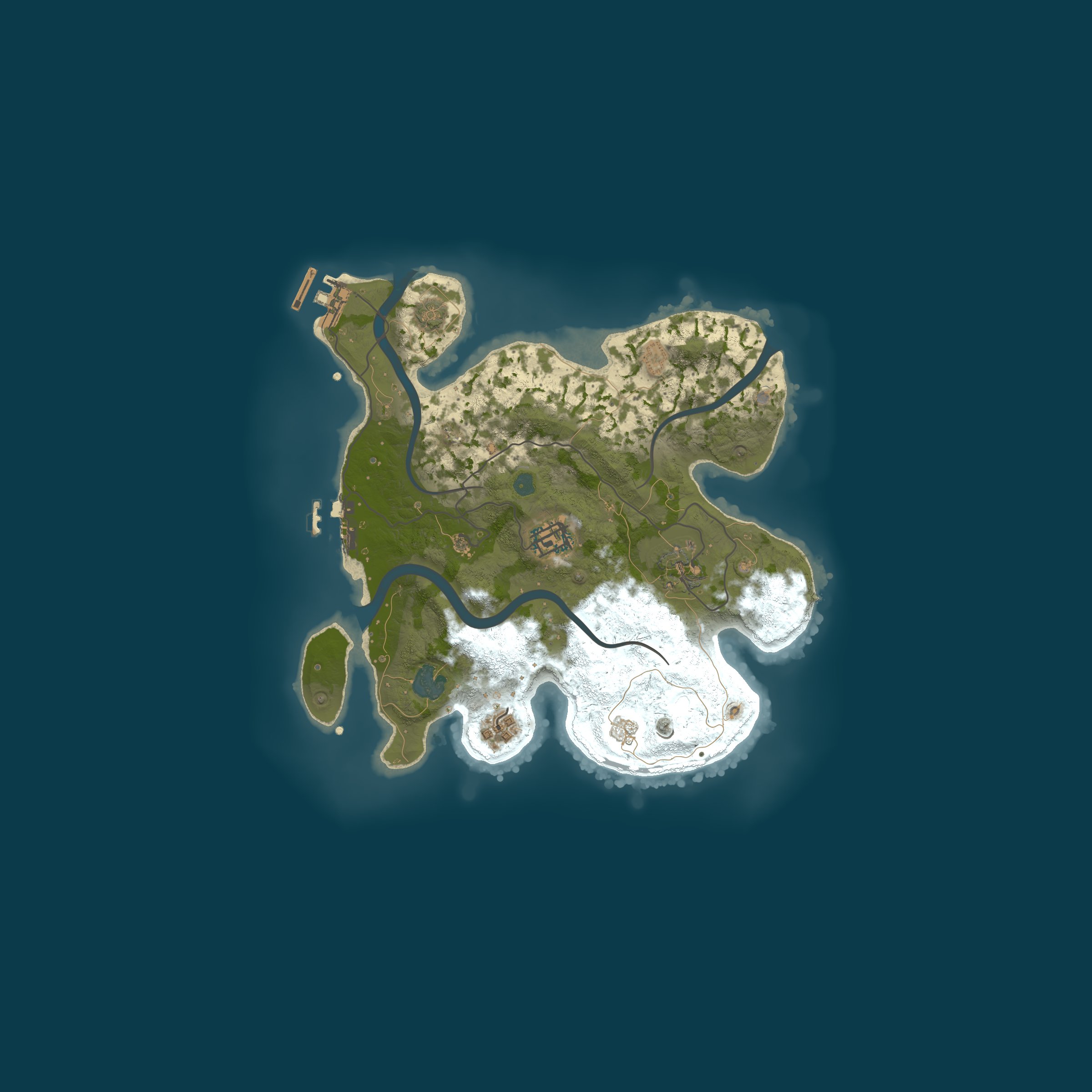 Map for Bitch RUST X1000000