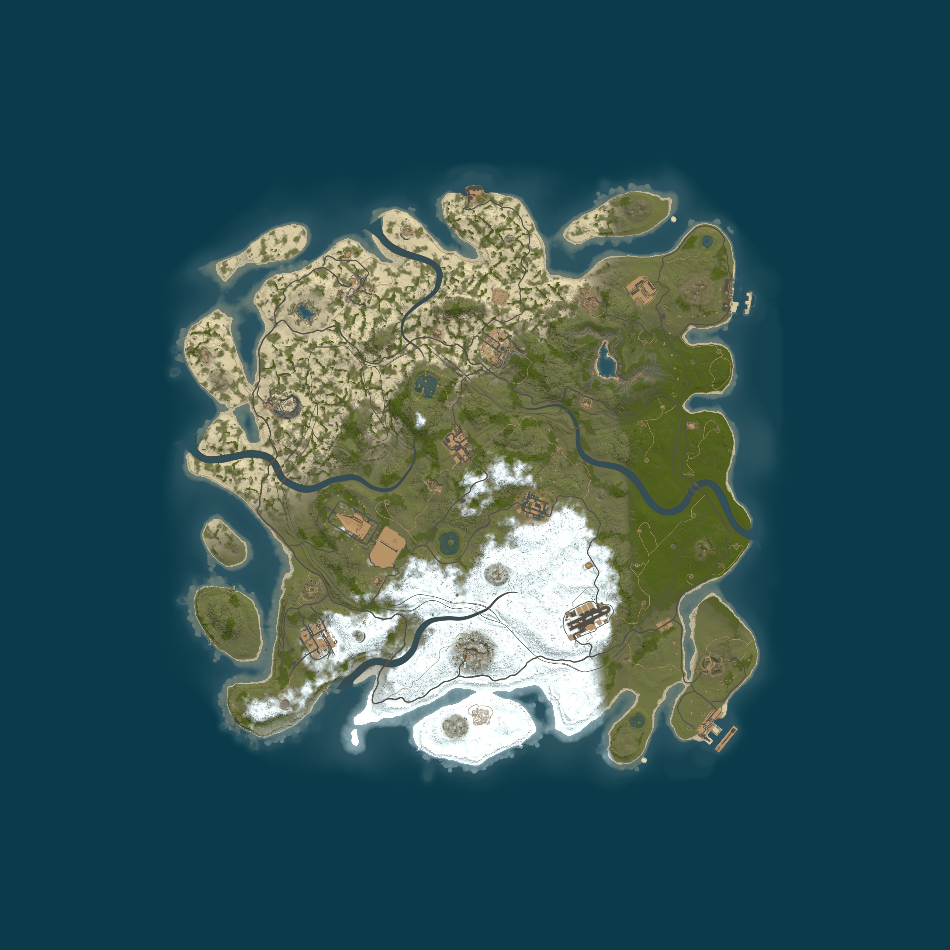 Map for ZOS | ЗОНА ВЫЖИВАНИЯ | Для Новичков