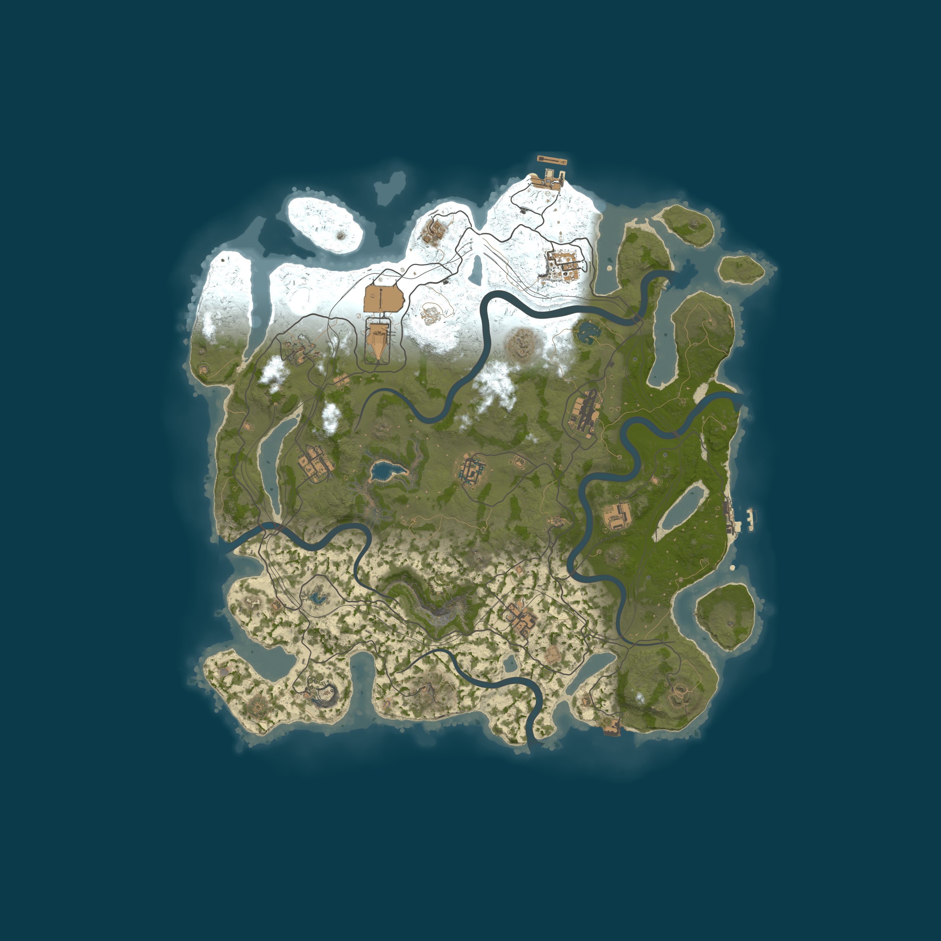 Rust map 4250/43078219