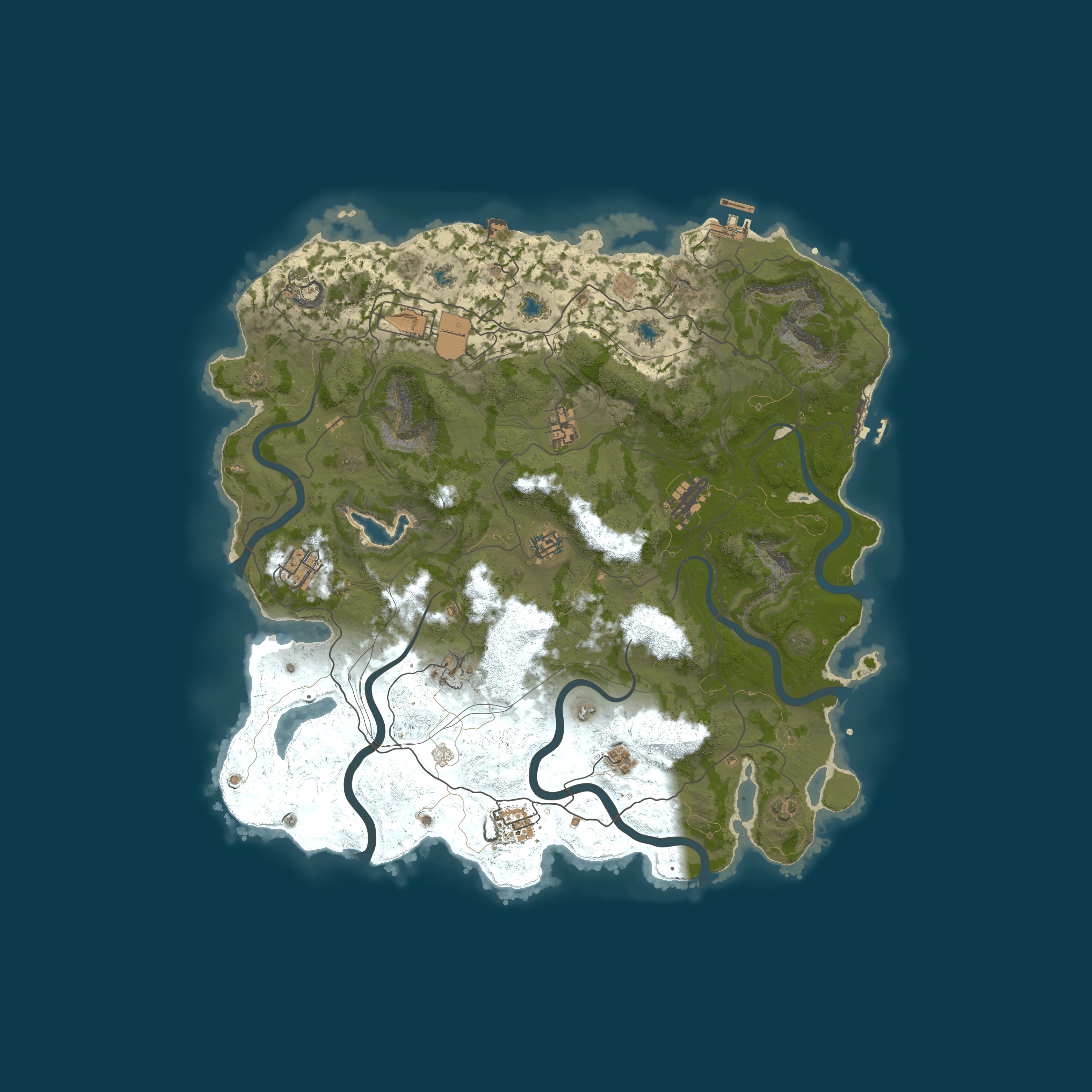 Map for Reddit.com/r/PlayRust - EU Monthly