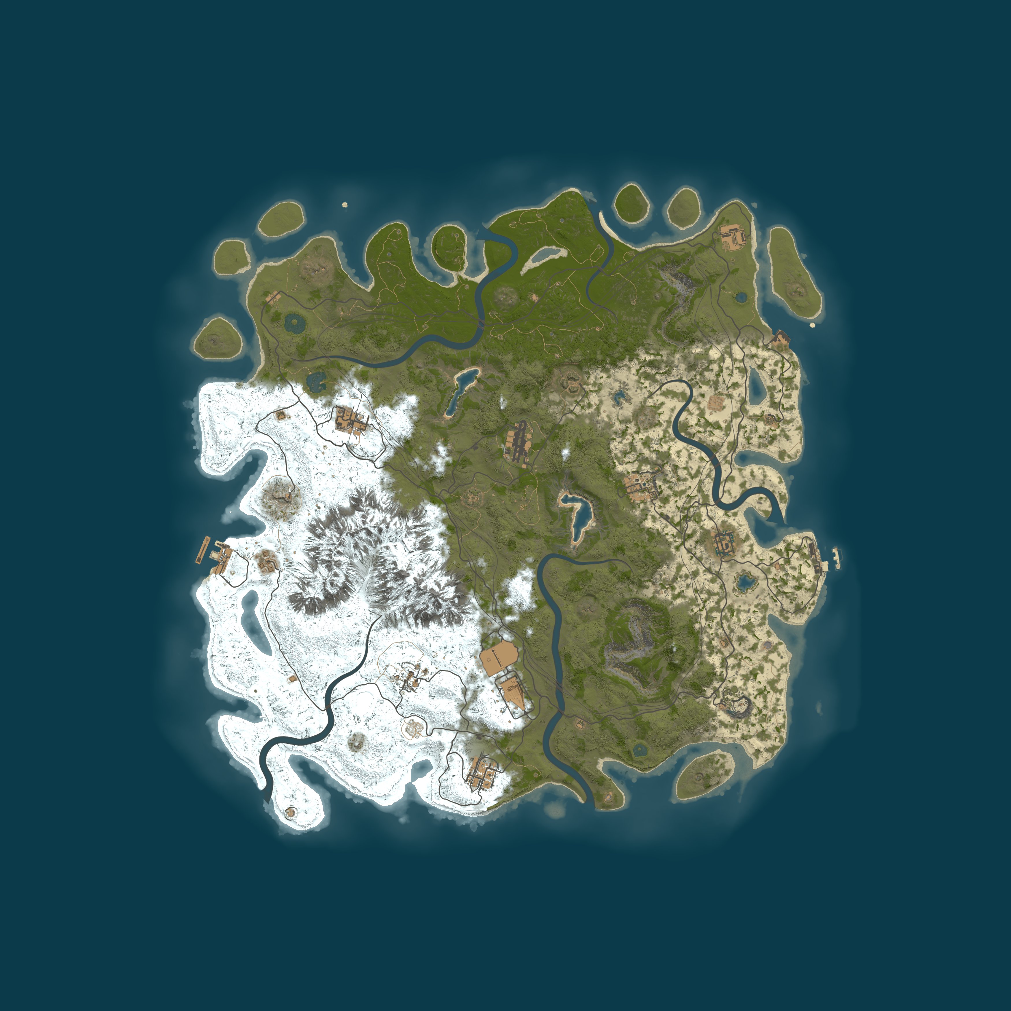 Map for JPN Rust Sever PvE