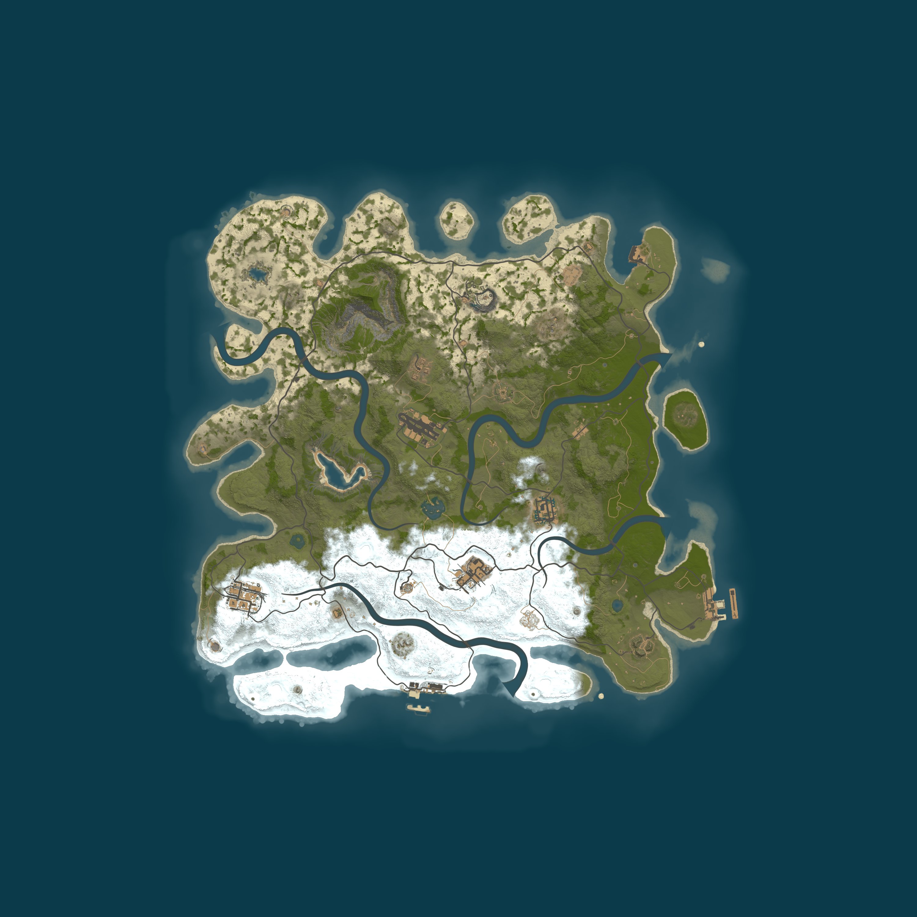 Map for Fr New Frontier |PVE|PVP|Raidebase|Convoy|Skin|Events|