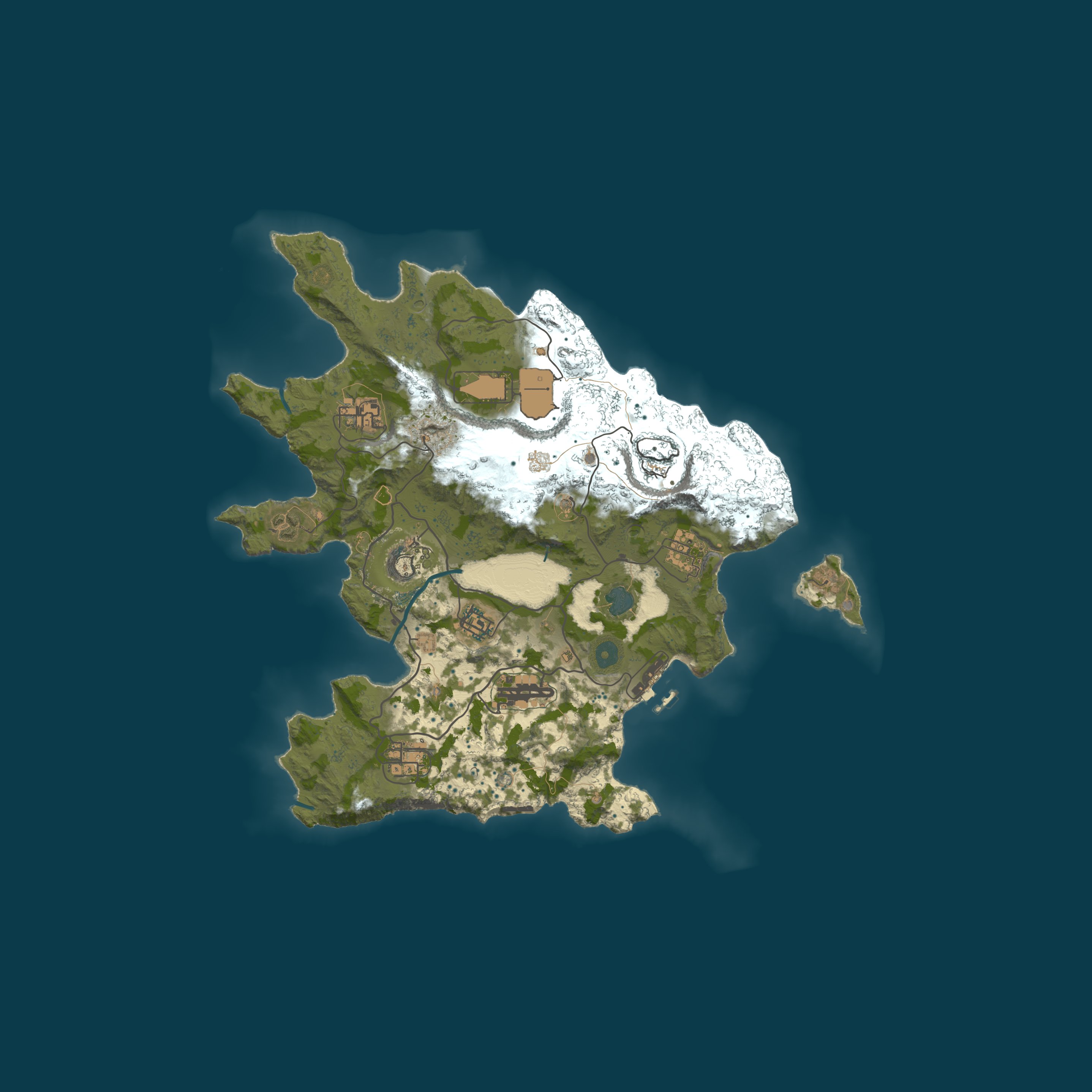 Custom Map, size 3750, seed 19686