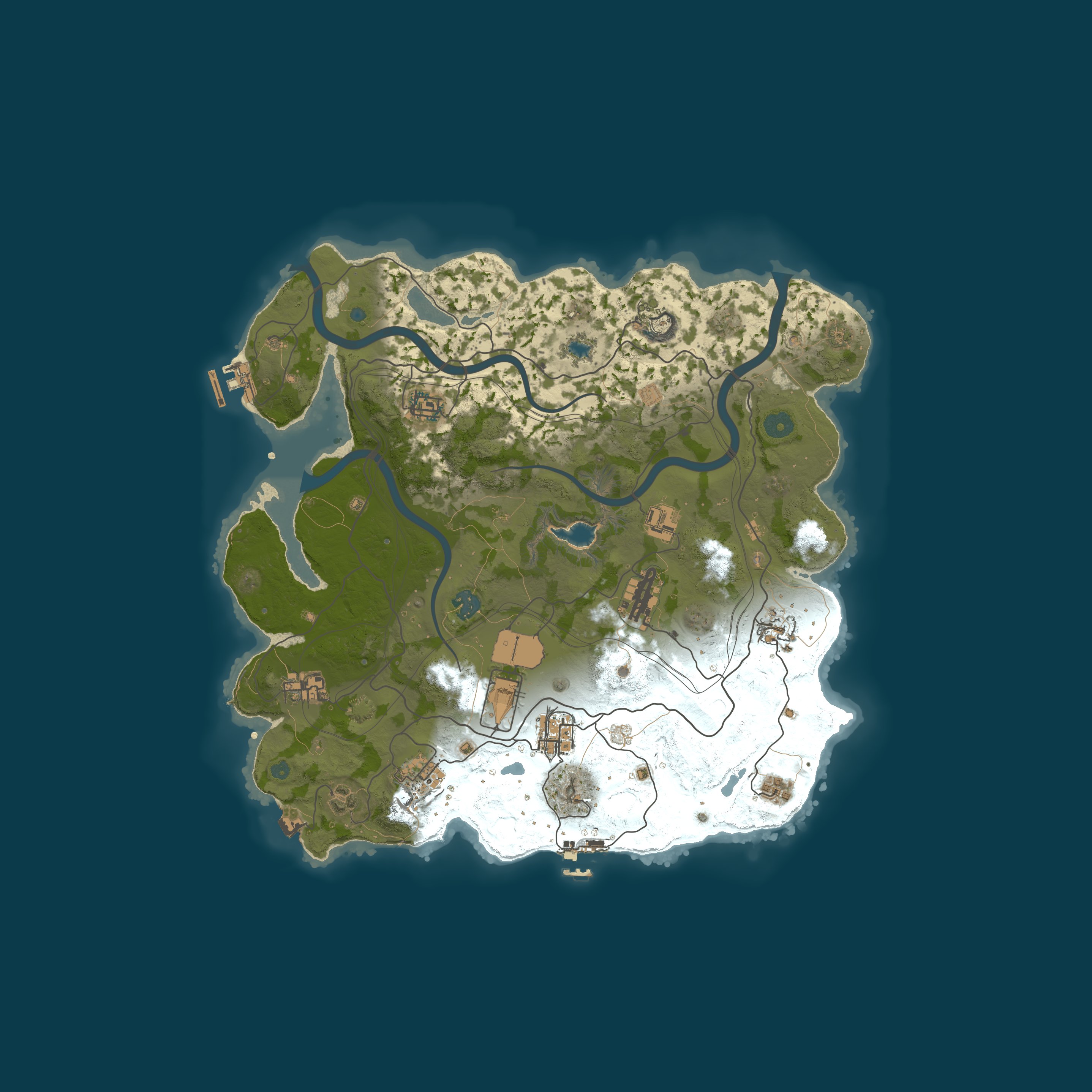 Map for XRUST.CO EU 10x Monthly Solo/Duo/Trio/Quad - Skins - Pvp - ORP