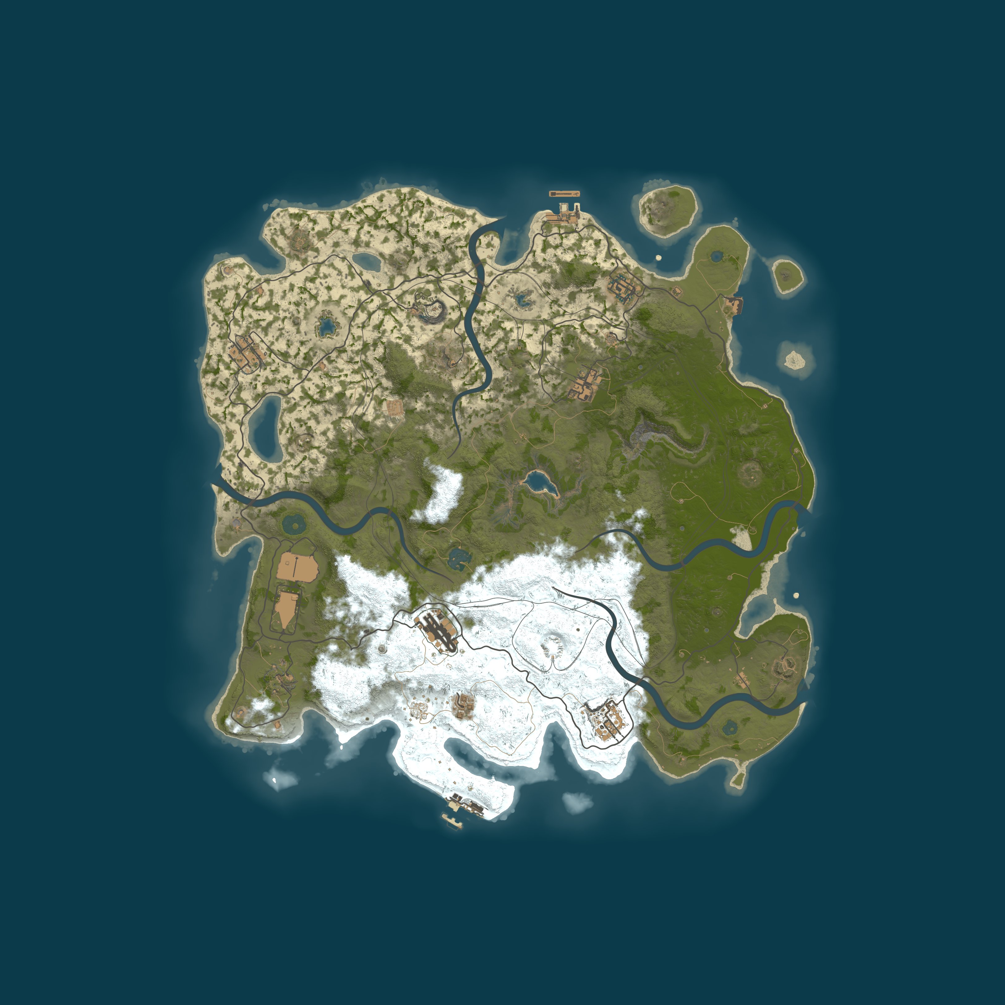 Map for Dusk till Dawn | 2x | Offline Protection | Vanilla | 5% Upkeep 