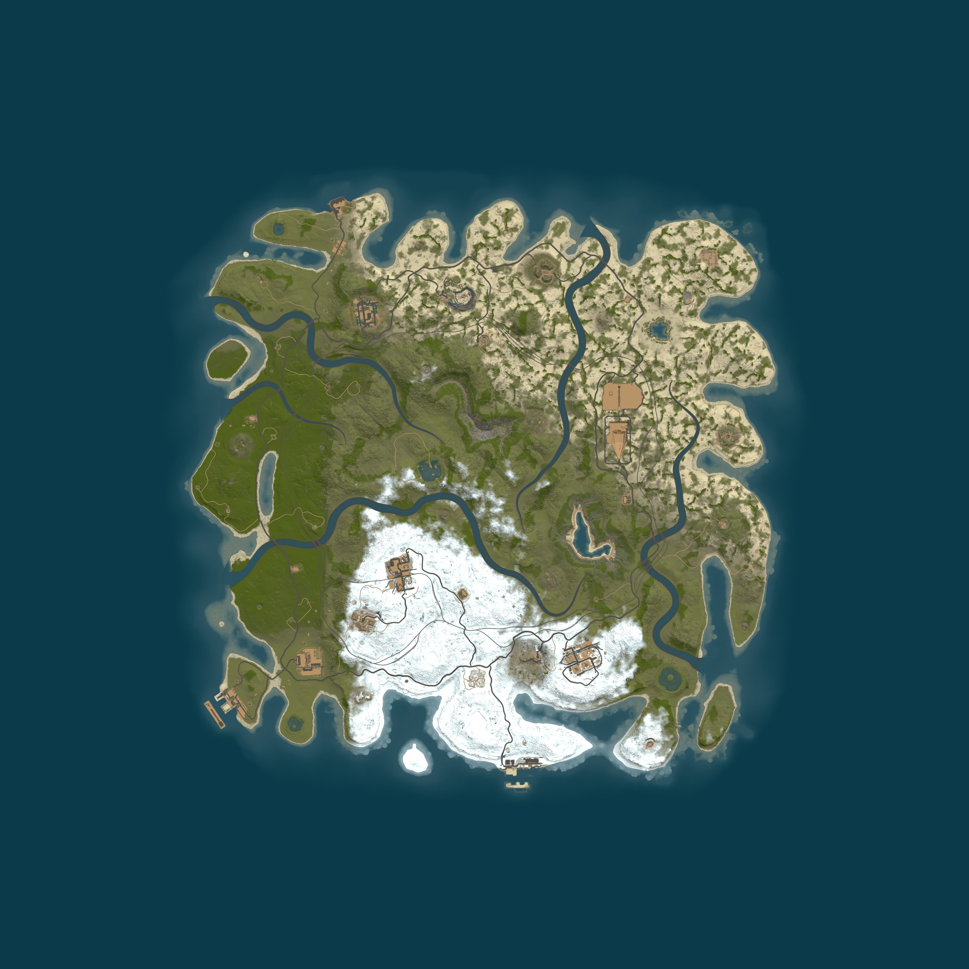 Map for MuffinRust Россия 2x для новичков