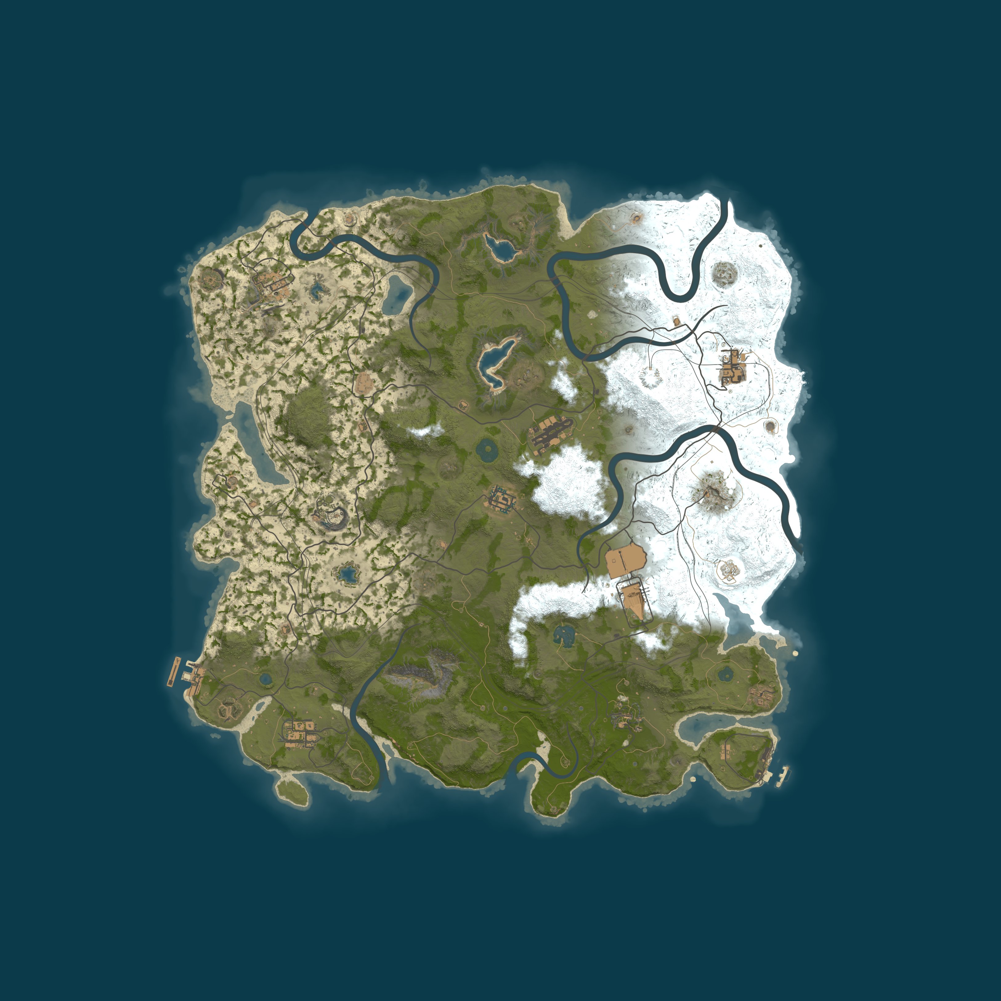 Map for Rusted Gaming | 5X | PVP | Monthly Wipes | Modded |