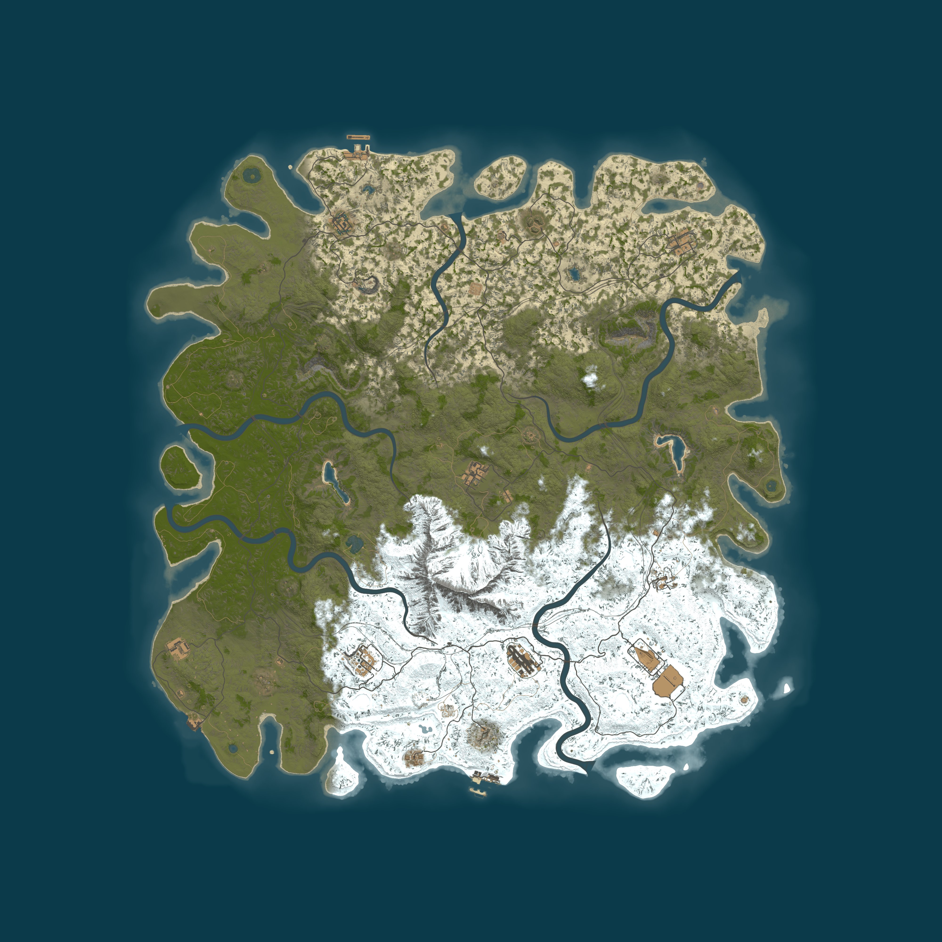 Procedural Map, size 6000, seed 50000