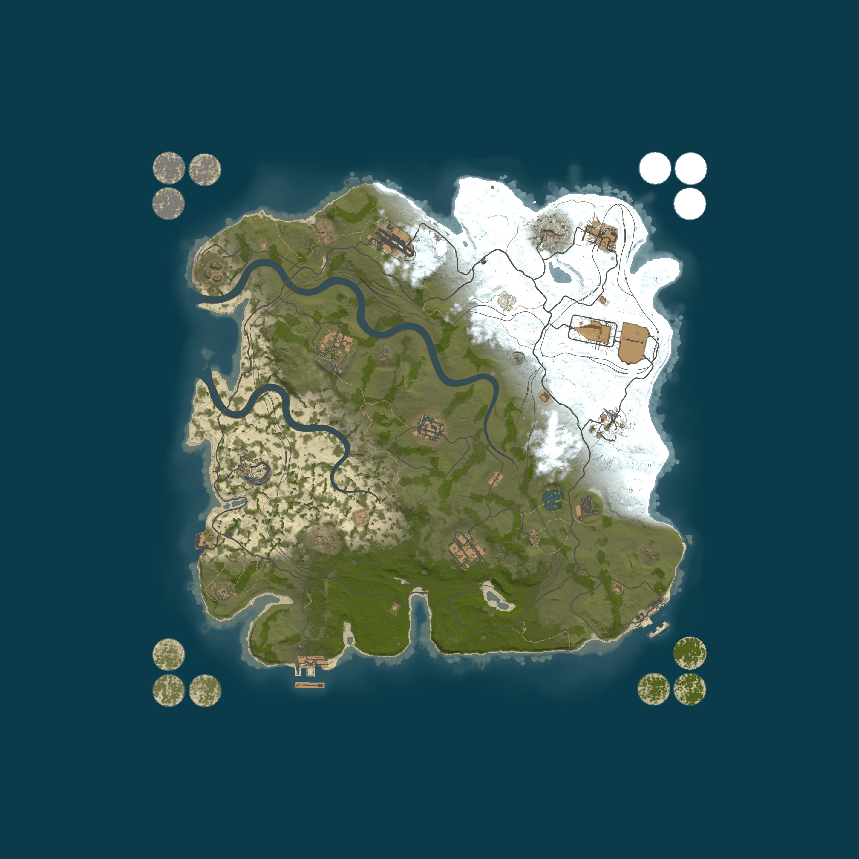 Map for [ESP/Ñ] BANDOLEROS PvE | Experiencia PvE Avanzada | Mundo Vivo