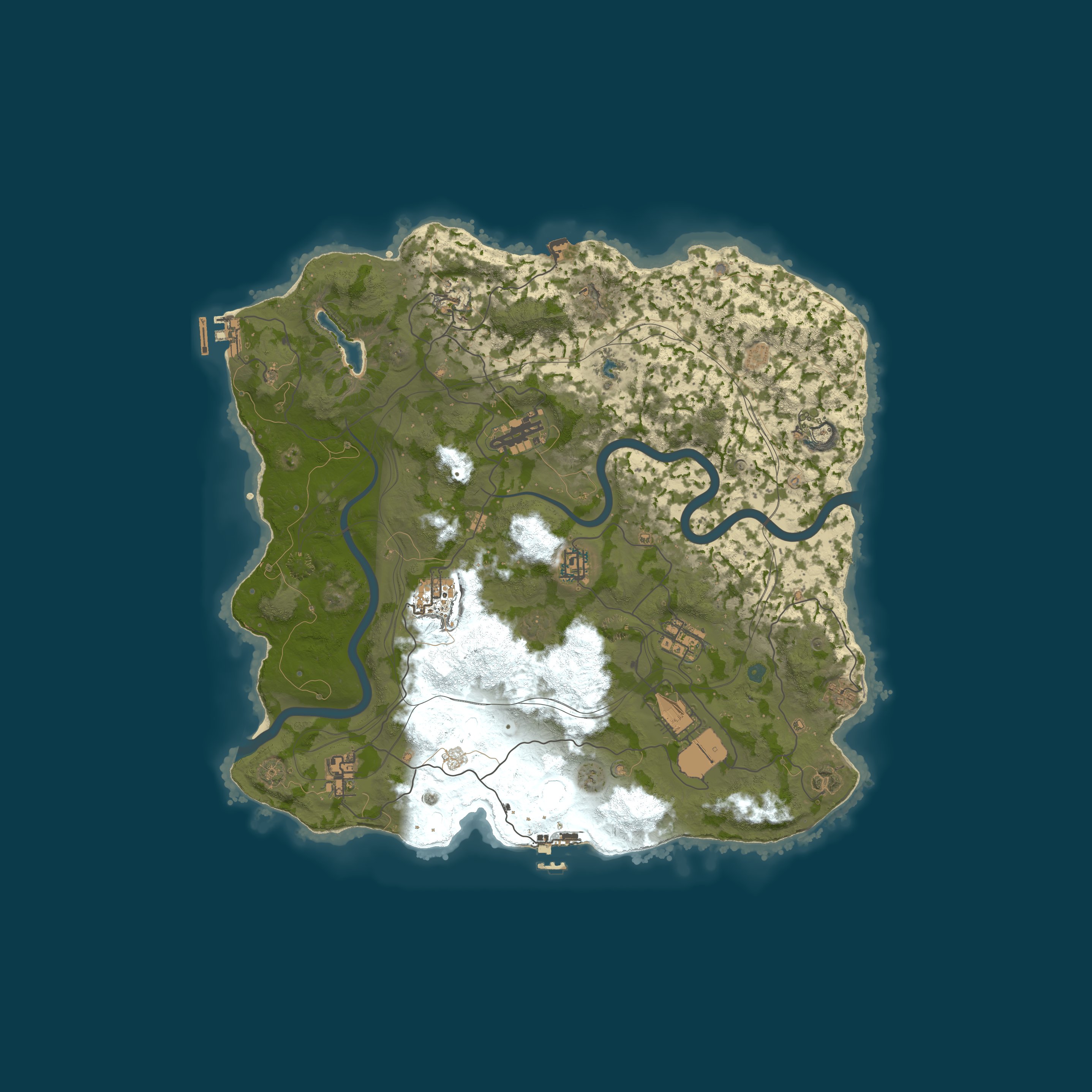Map for RustForNoobs.com 2x Weekly AU | Solo/Duo/Trio No BP Wipes x2|
