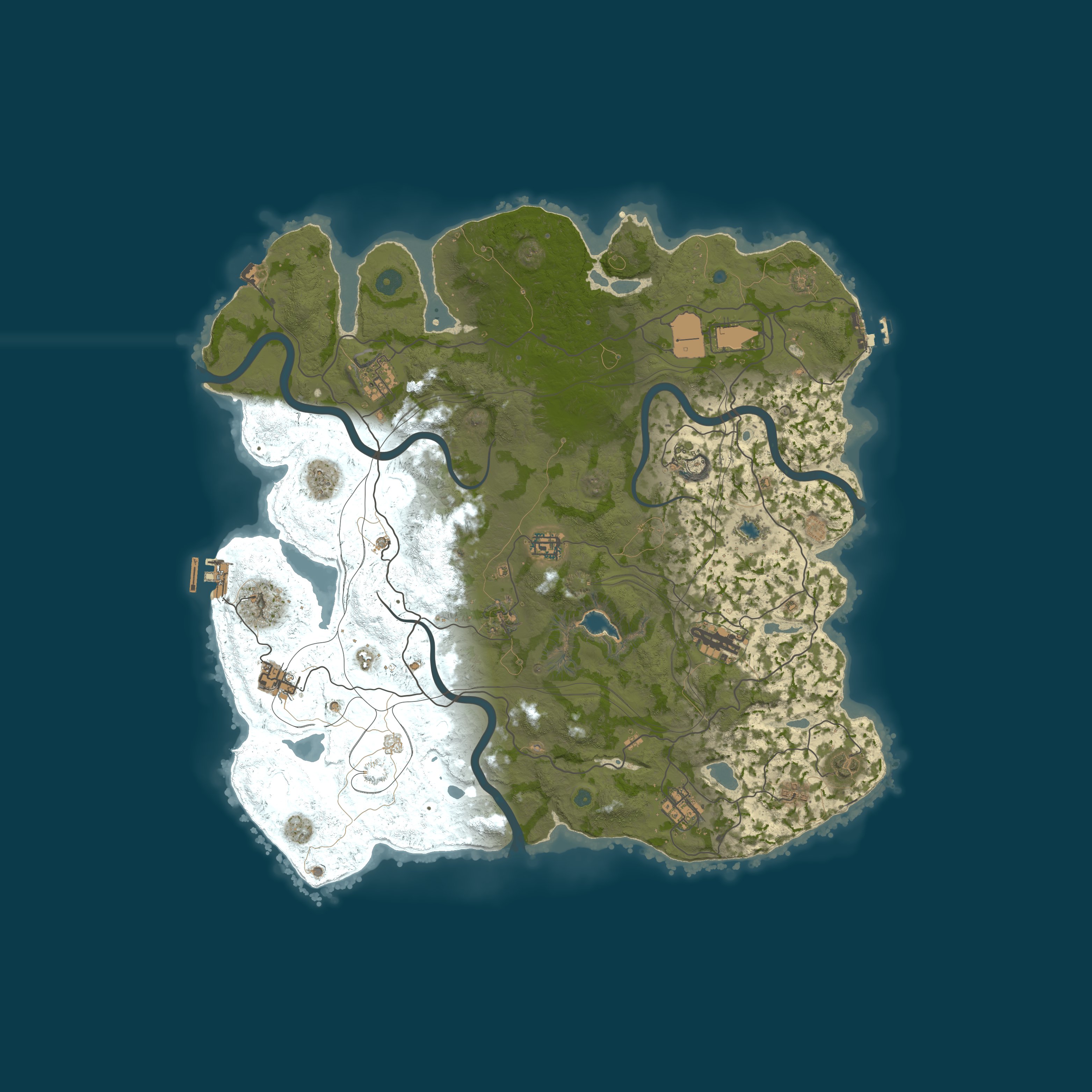 Map for WEREWOLF GAMING.CO 3x Solo/Duo LARGE |Loot X3| JUST WIPED