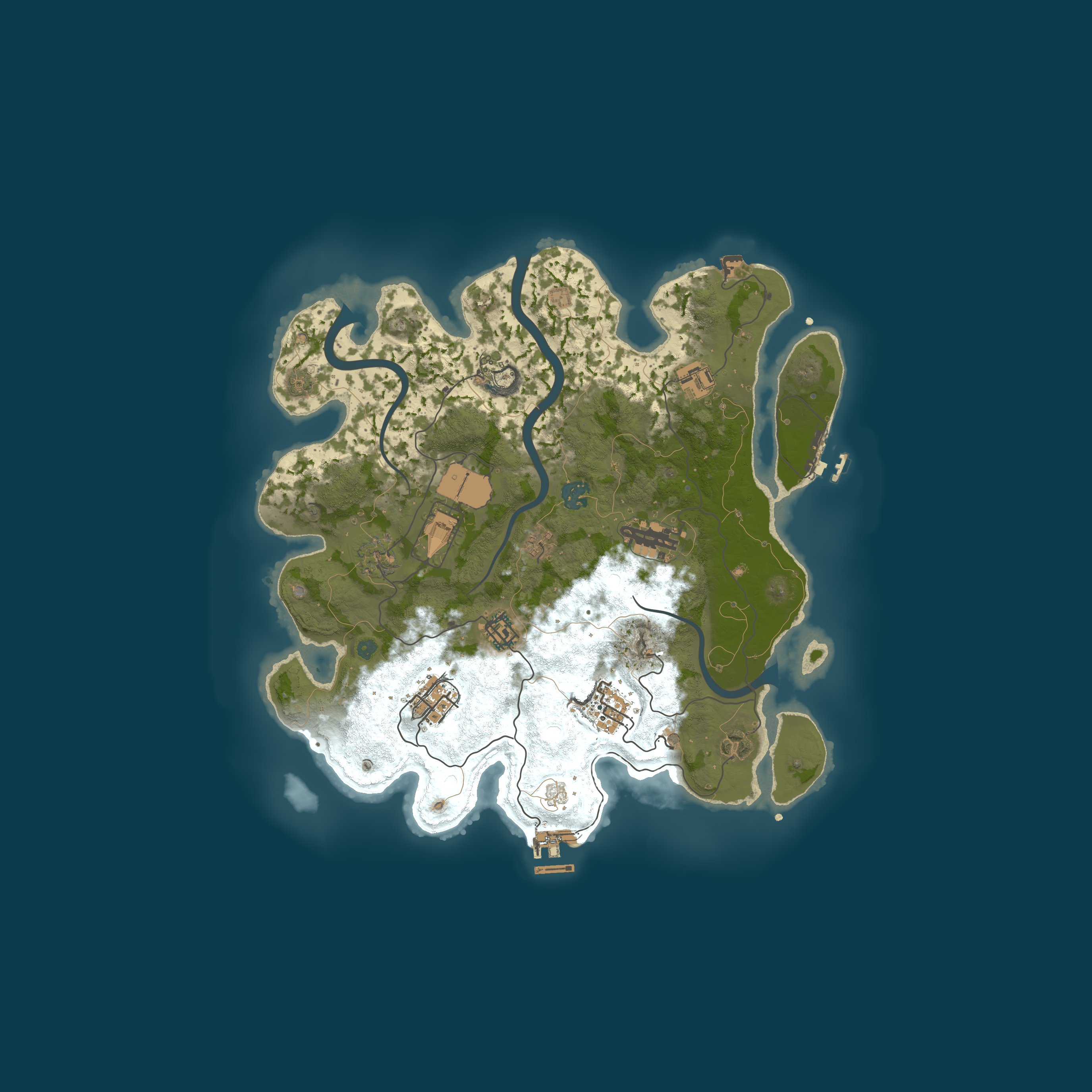 Map for [ESP] [PVP/PVE] RustZ Invasion Zombie