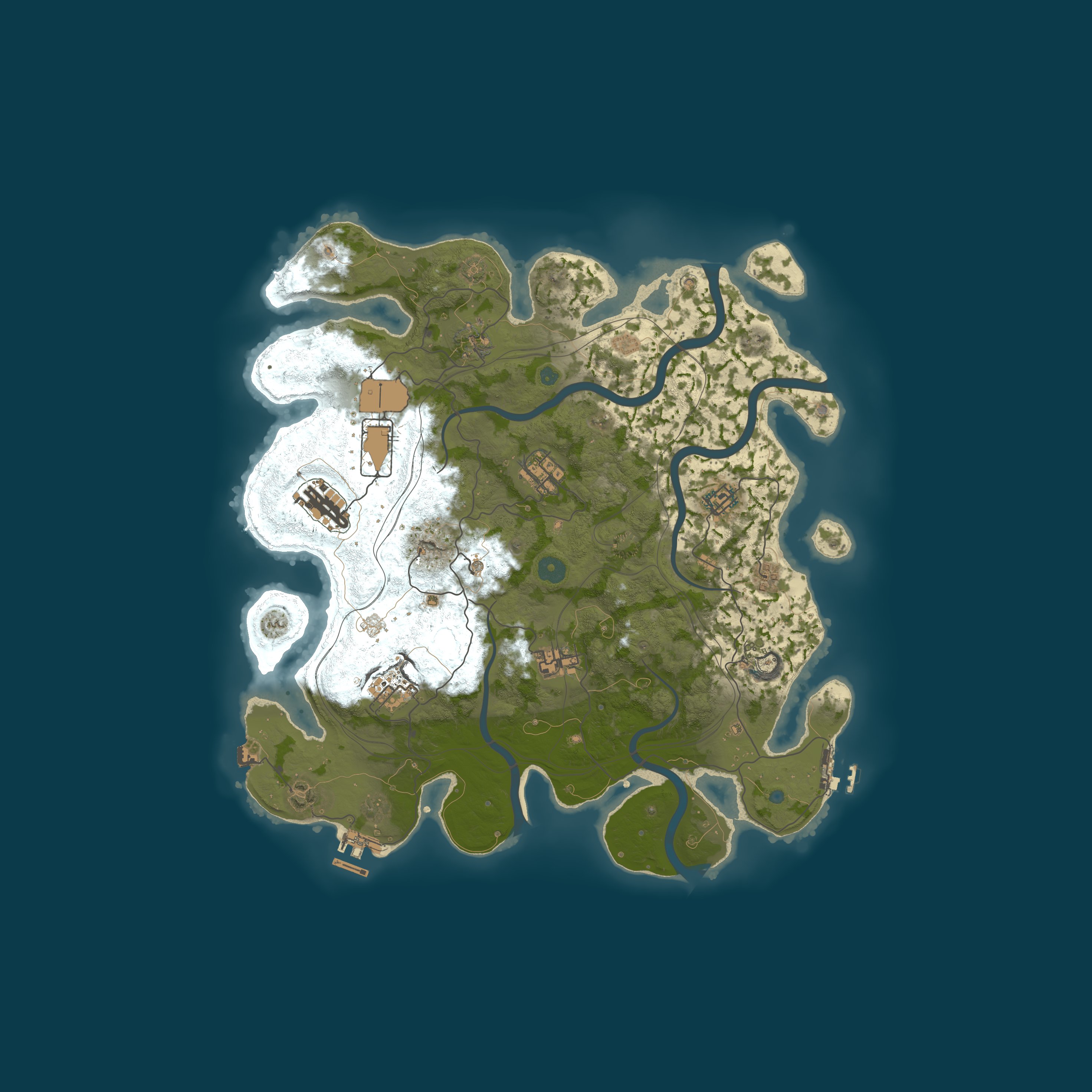 Map for TIRust Chill Solo/Duo/Trio/Quad PVE