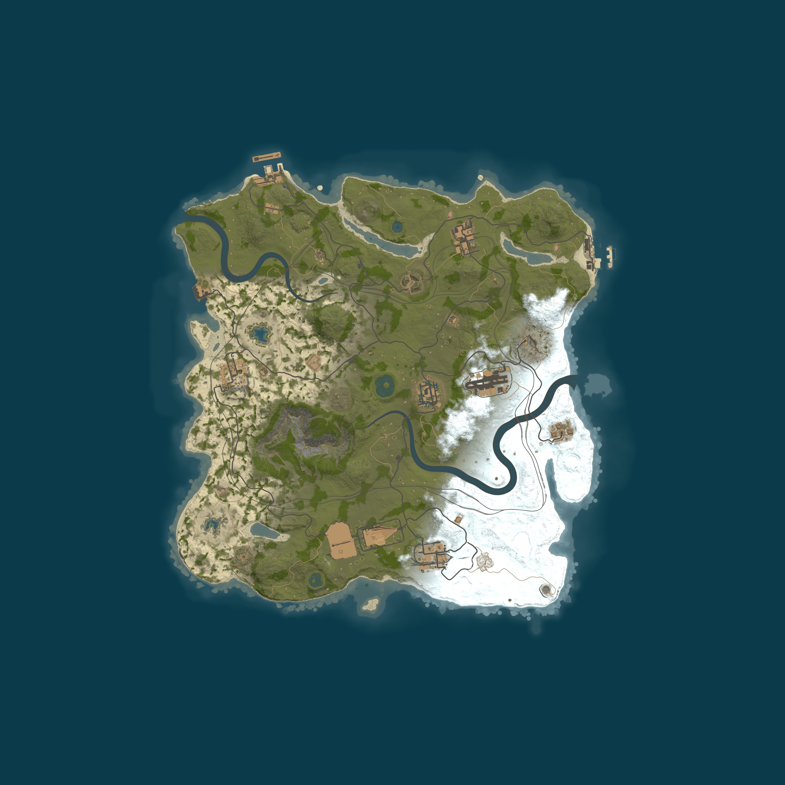 Map for ROSERUST.RU #1 - X5/X10 [CLANS, NOLIMIT, LOOT+, FPS+]  12.05