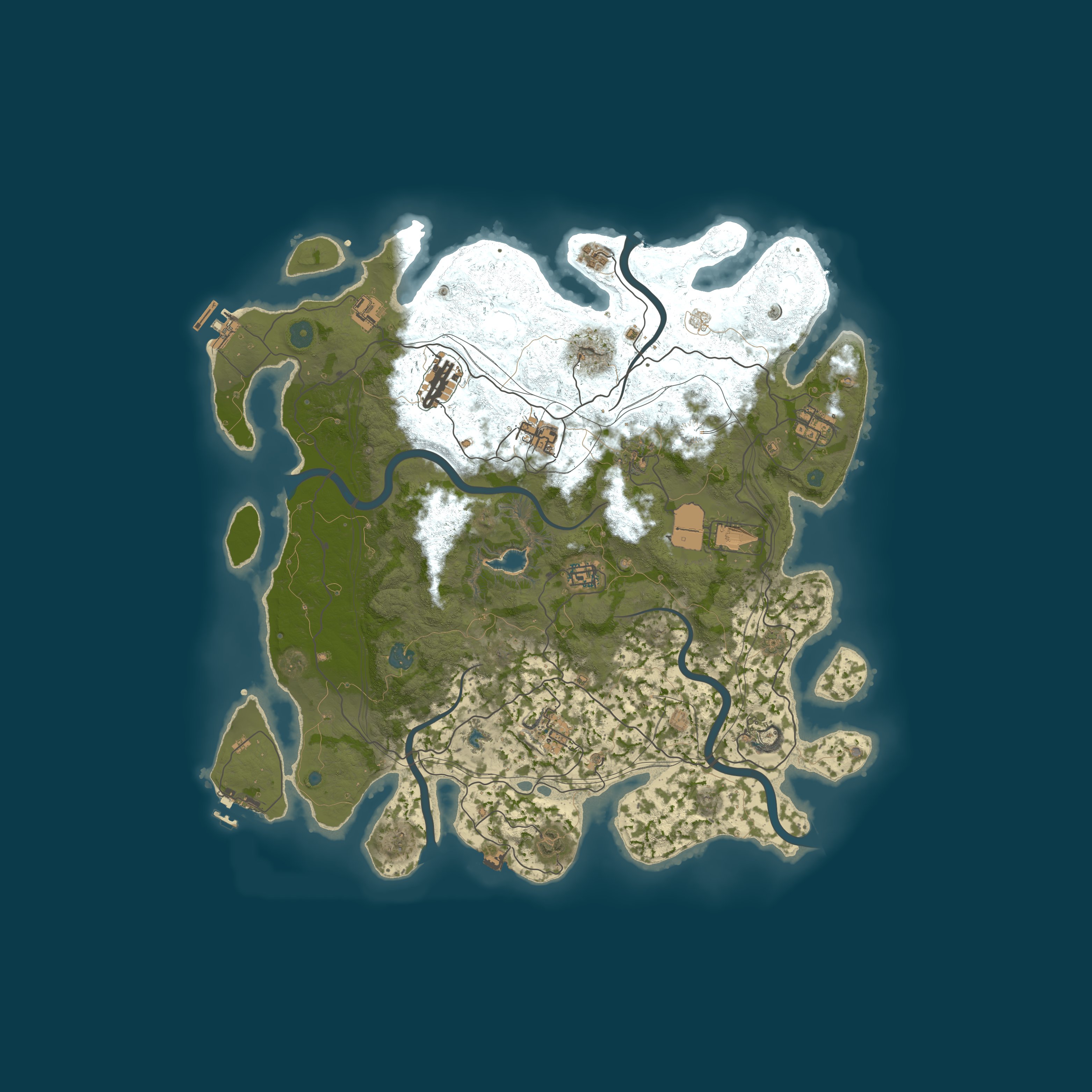 Procedural Map, size 4250, seed 907868879