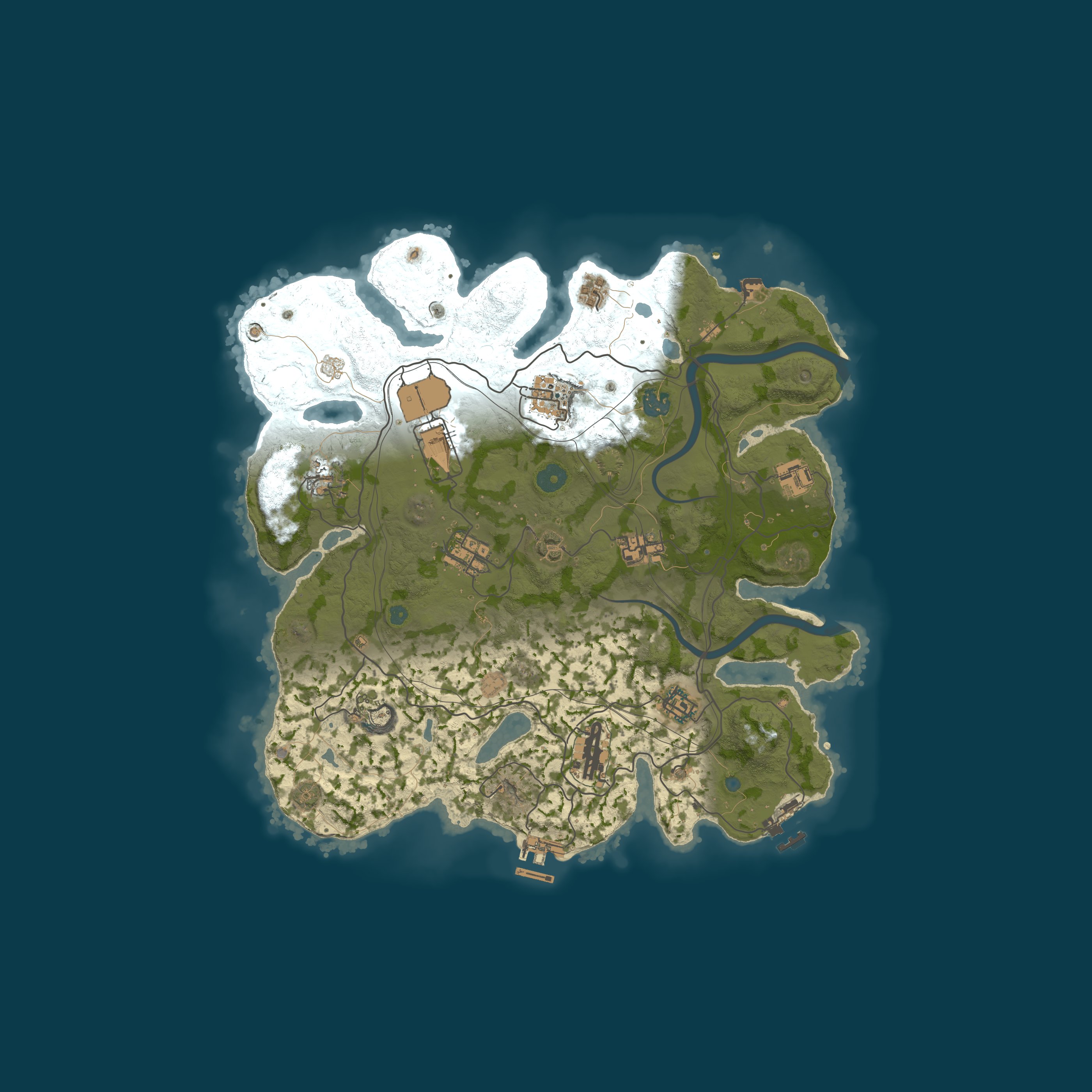 Rust map 3600/1337