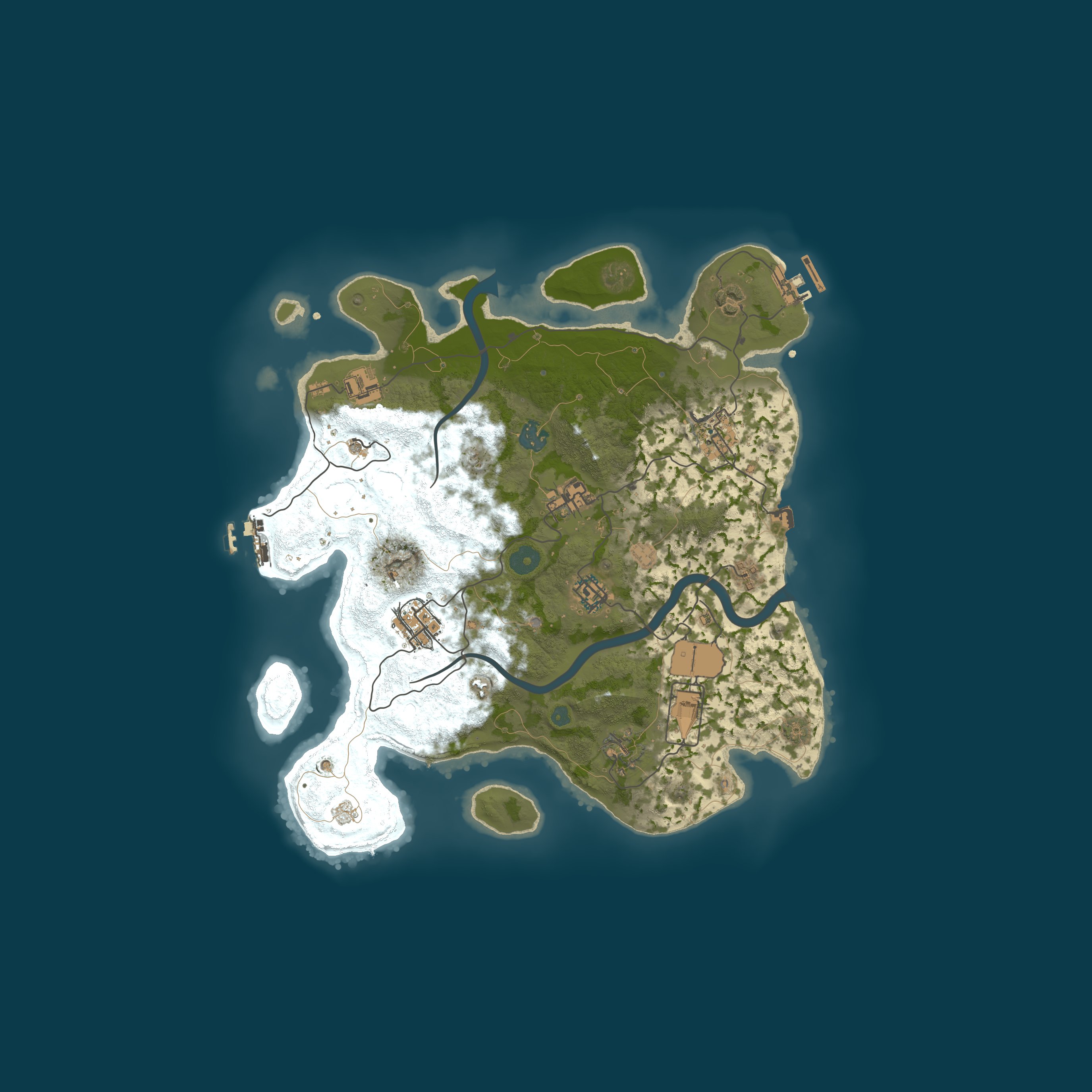 Procedural Map, size 3500, seed 27082026