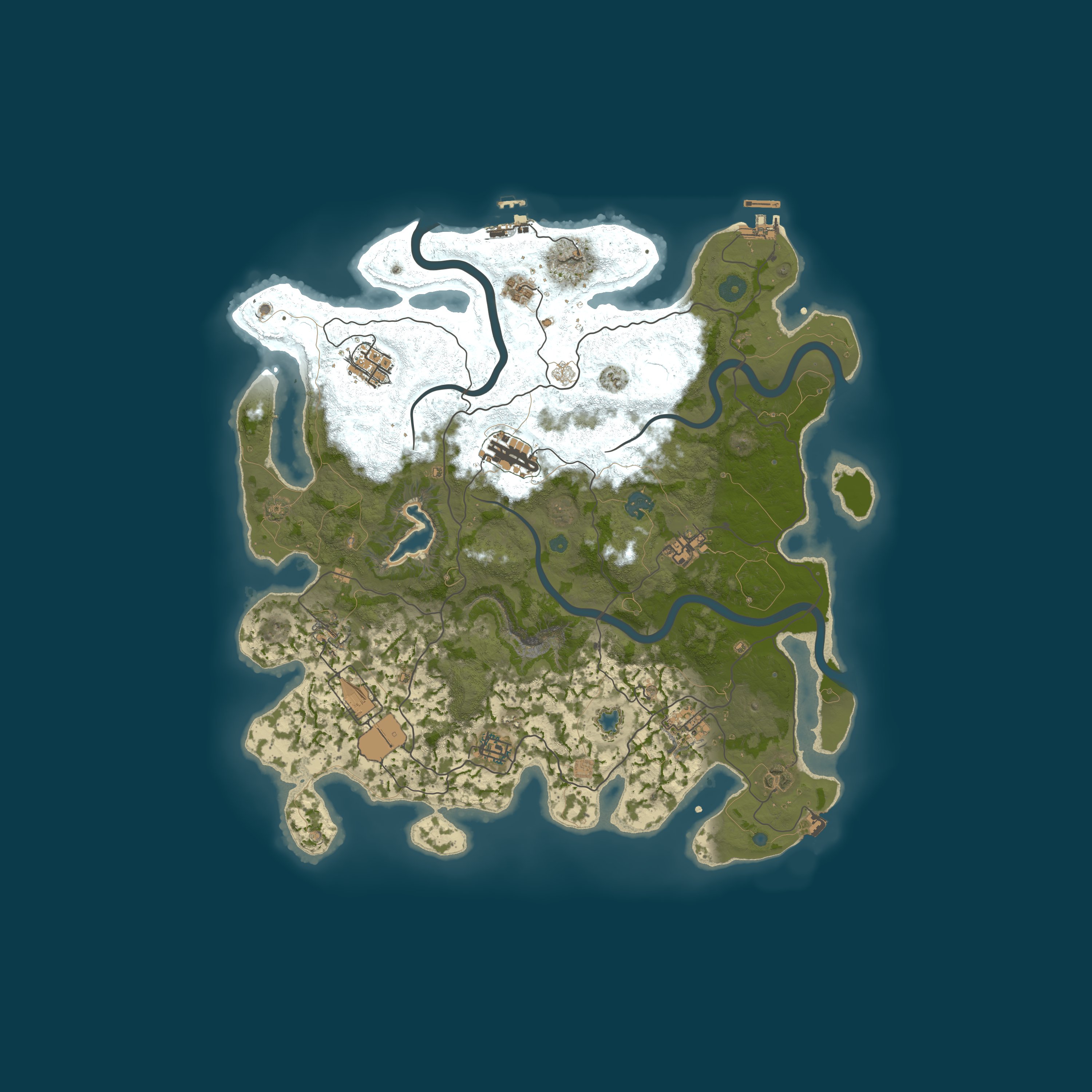 Map for #2[烂番茄公益] - PVP | 原倍 | 月清蓝图 | 3400小图