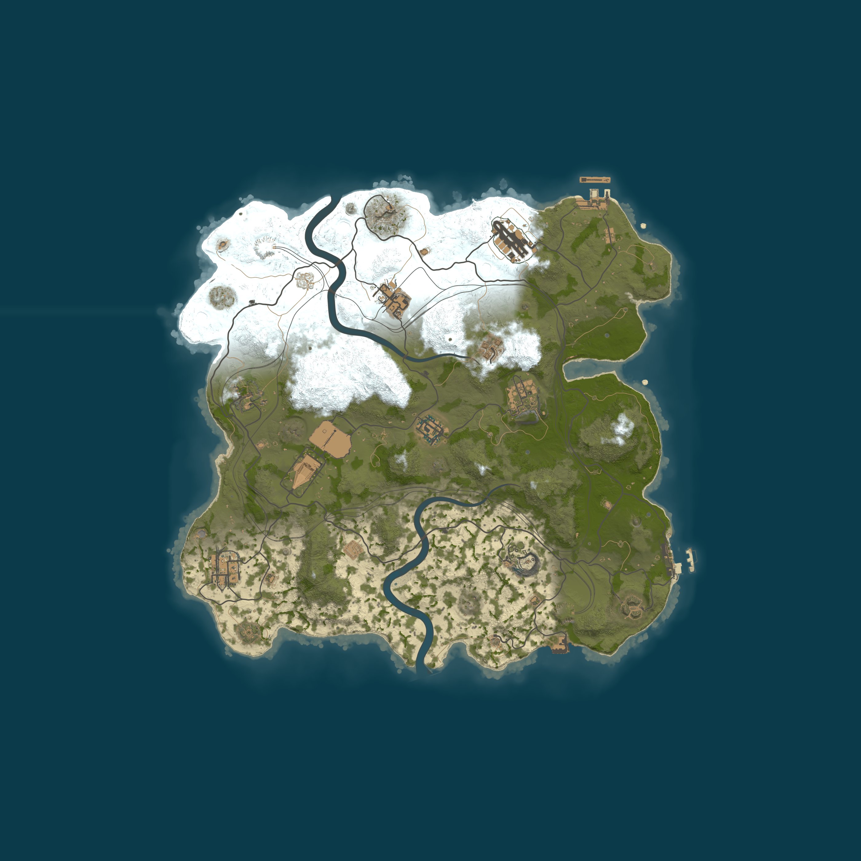 Map for Reddit.com/r/PlayRust - US Friday
