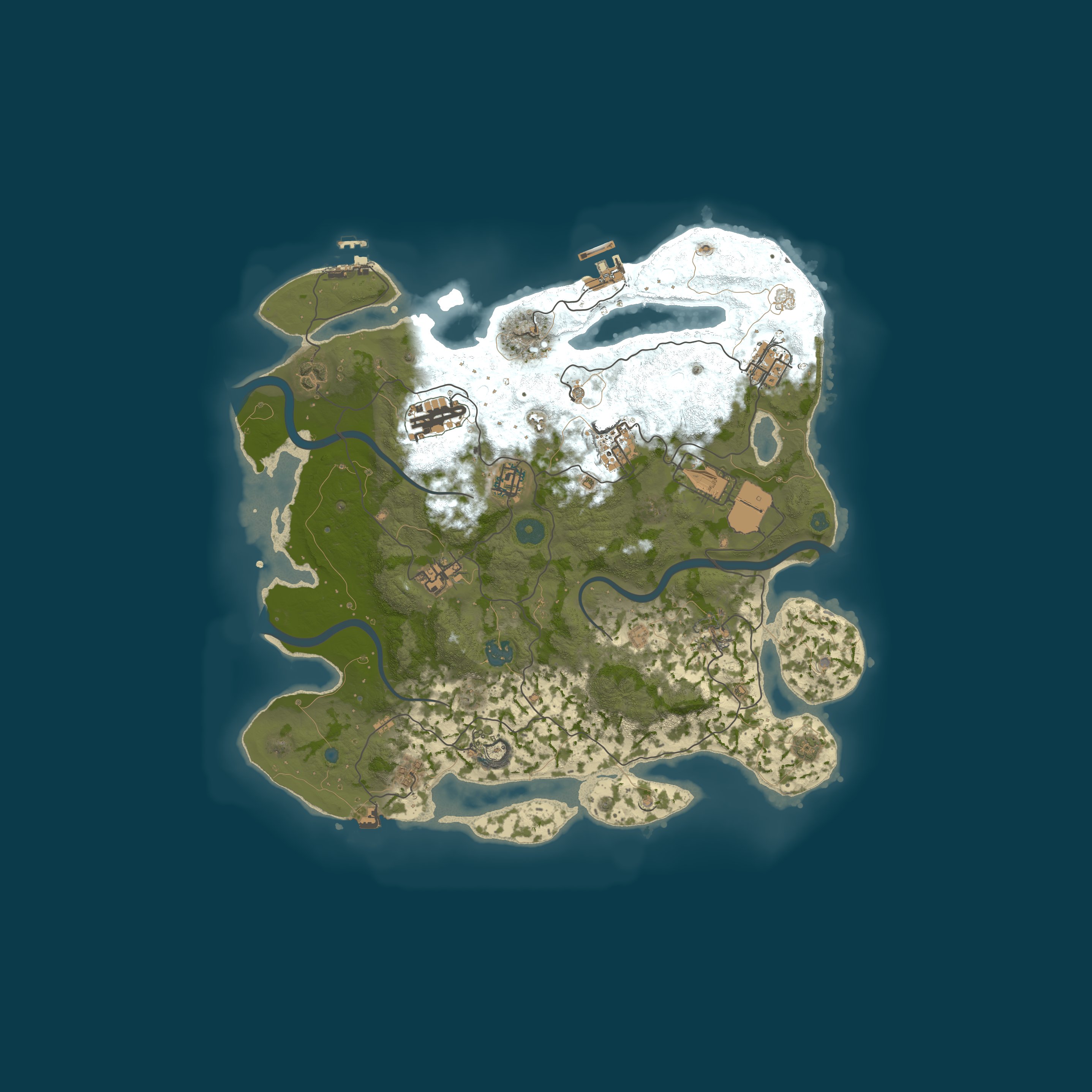 Map for A Shockbyte Rust Server