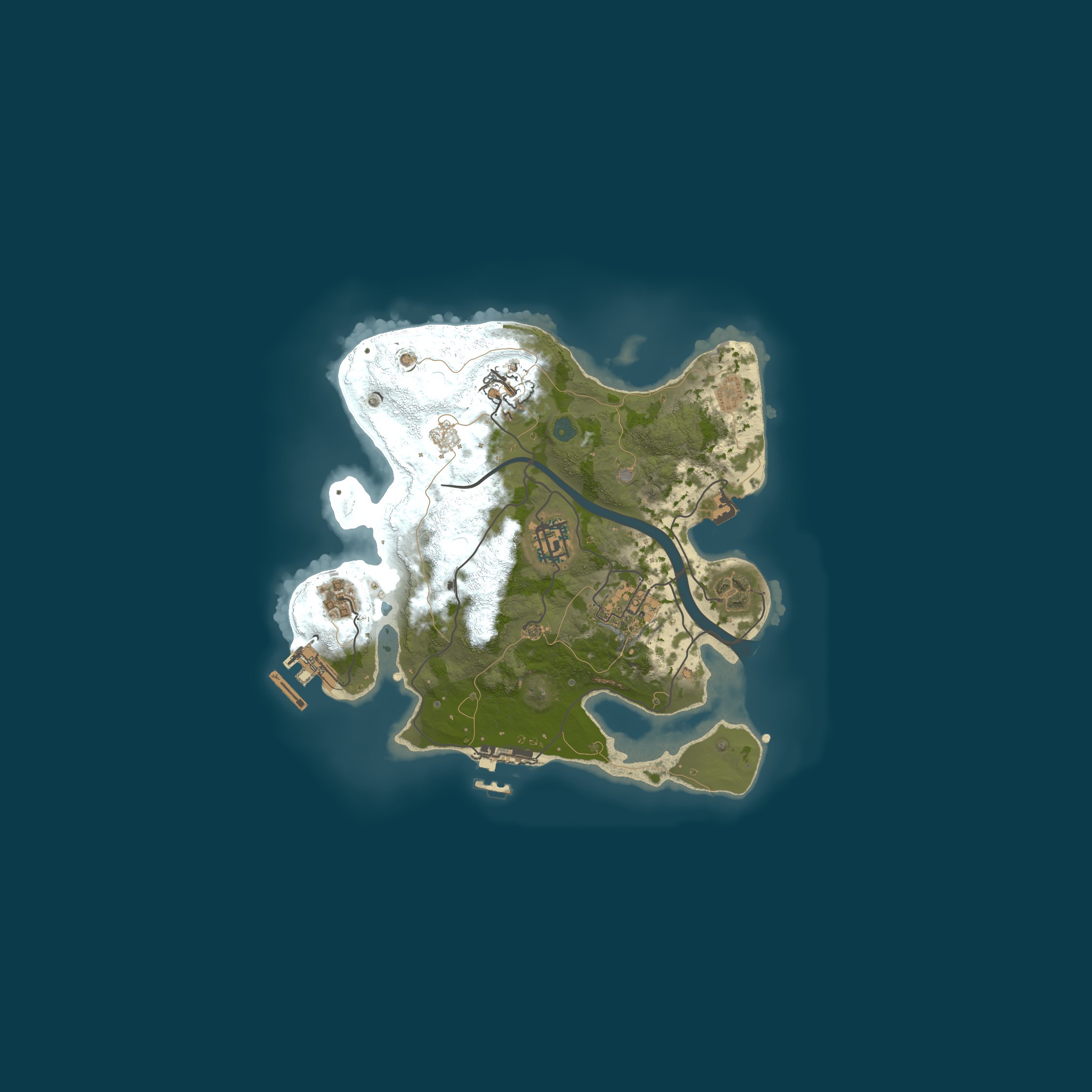Map for Radioaktiver Rustserver
