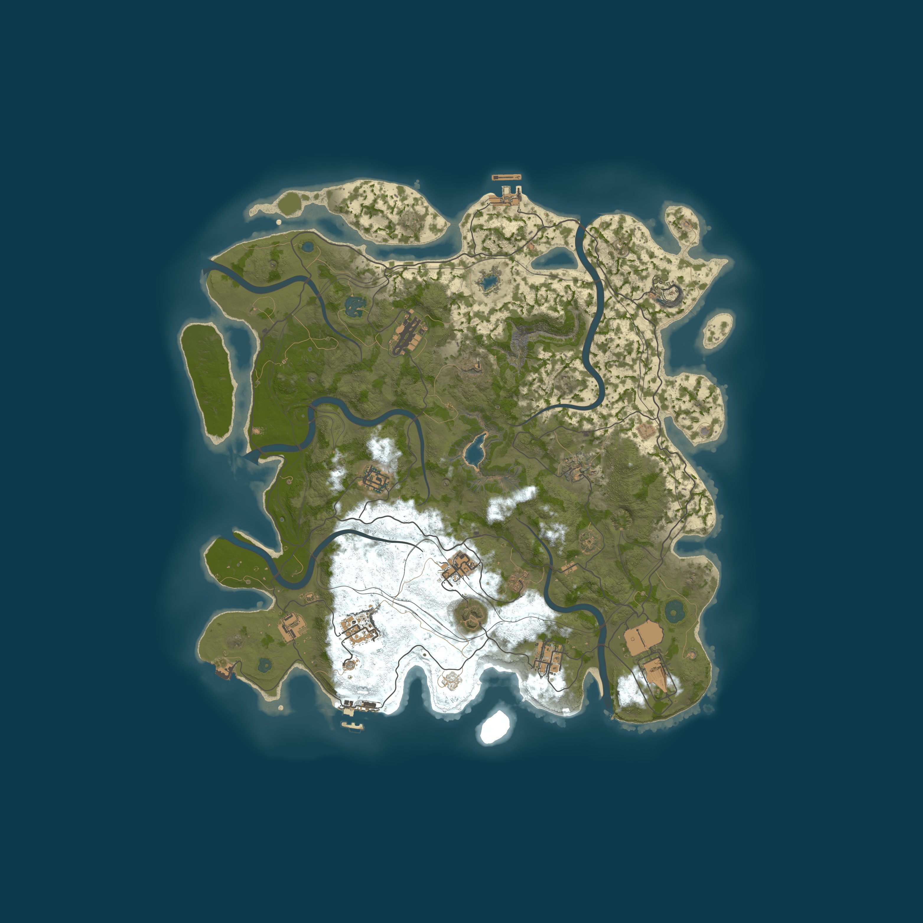 Map for Xens Rust Server