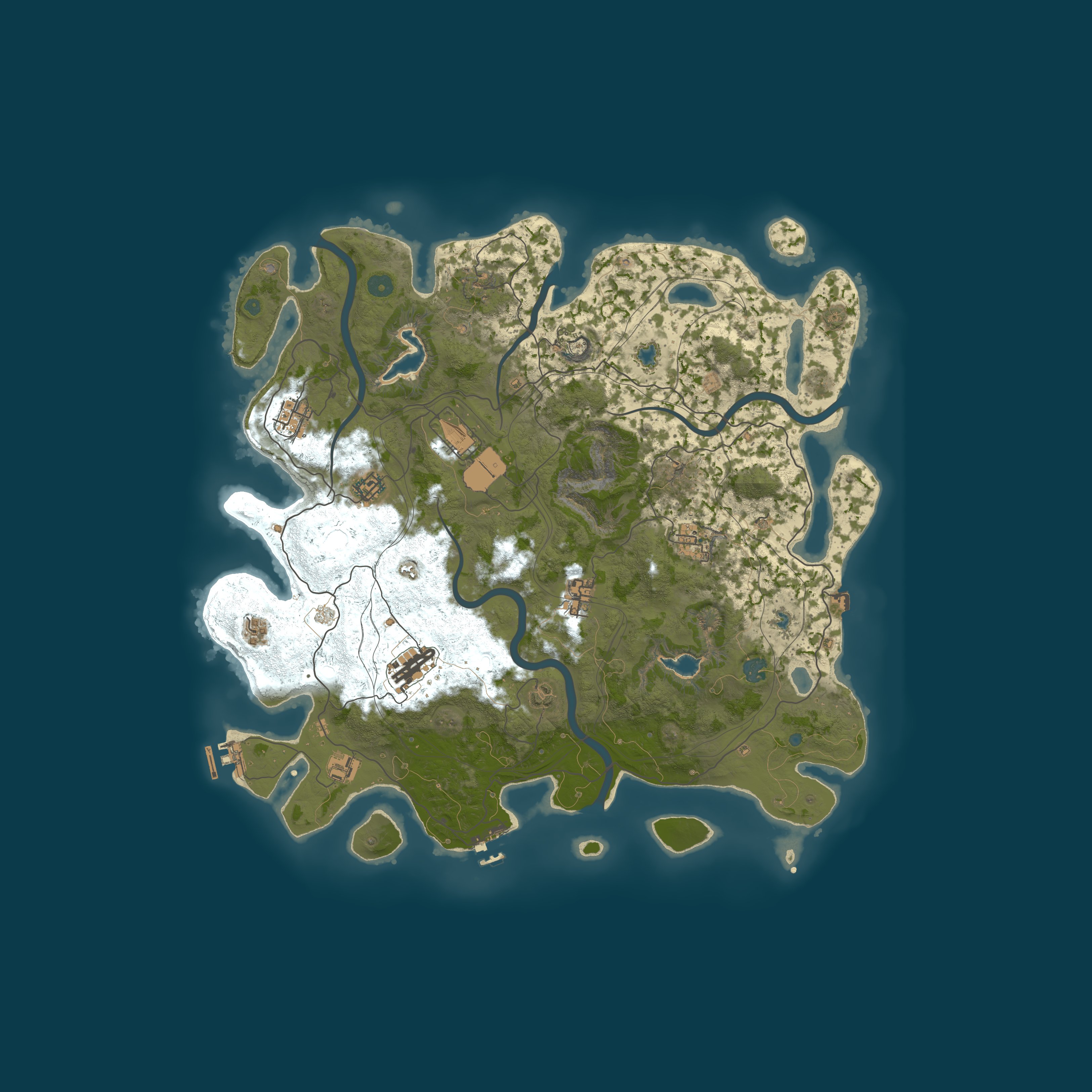 Map for HonestRUST PVE |Rates x1|Vanilla Stacks|
