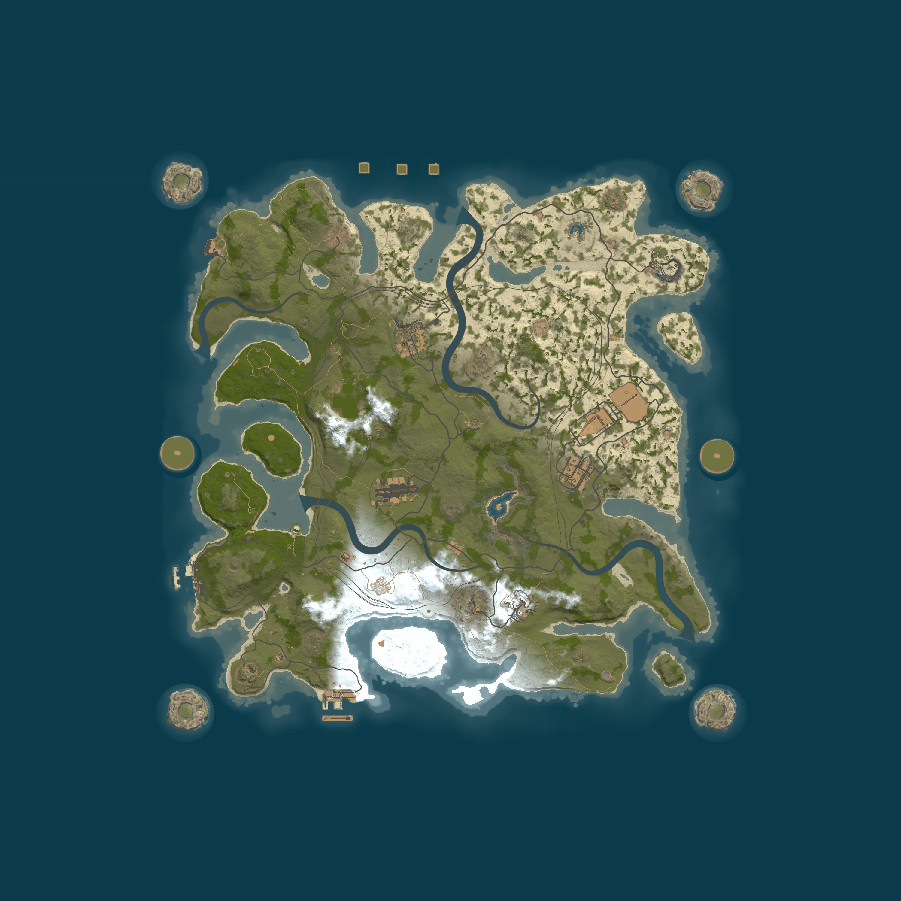 Map for [EU] Zombie Nation | 2X PVE | Raid Bases | Skill Tree | Dungeon