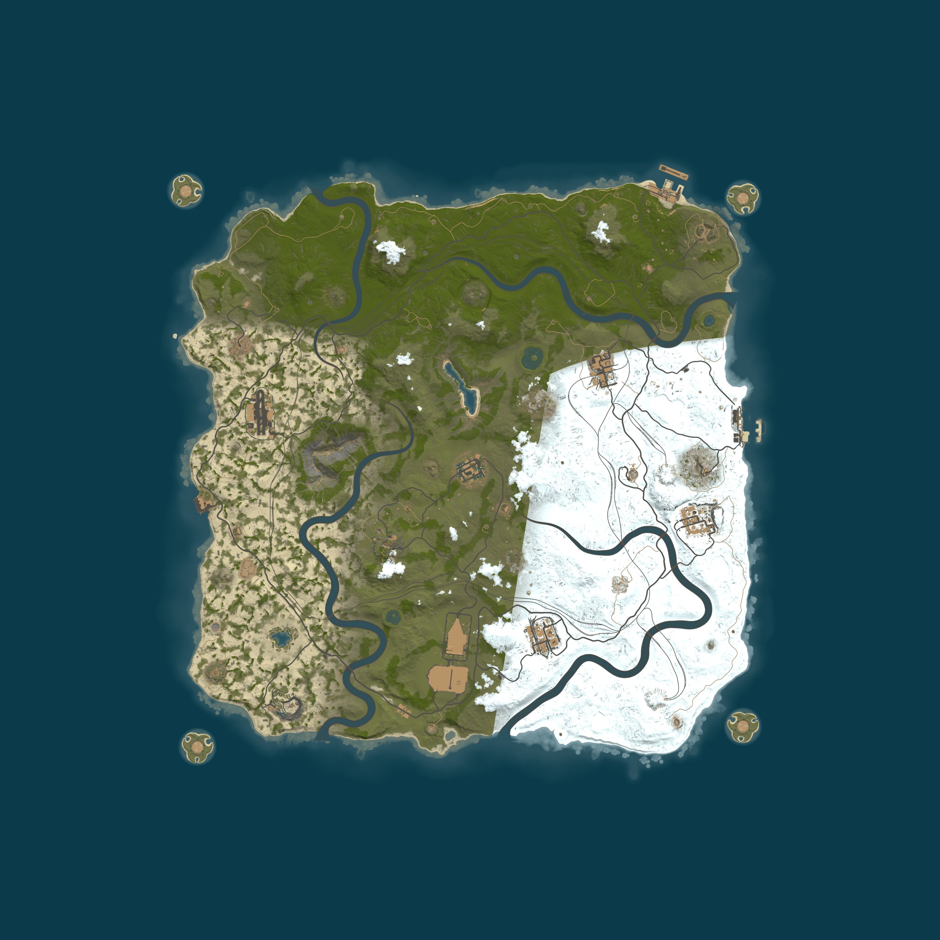 Map for JumpRust.com - 戦え! 5x|JP/SEA|PVP+PVE|Events|Shop|Kits|TP