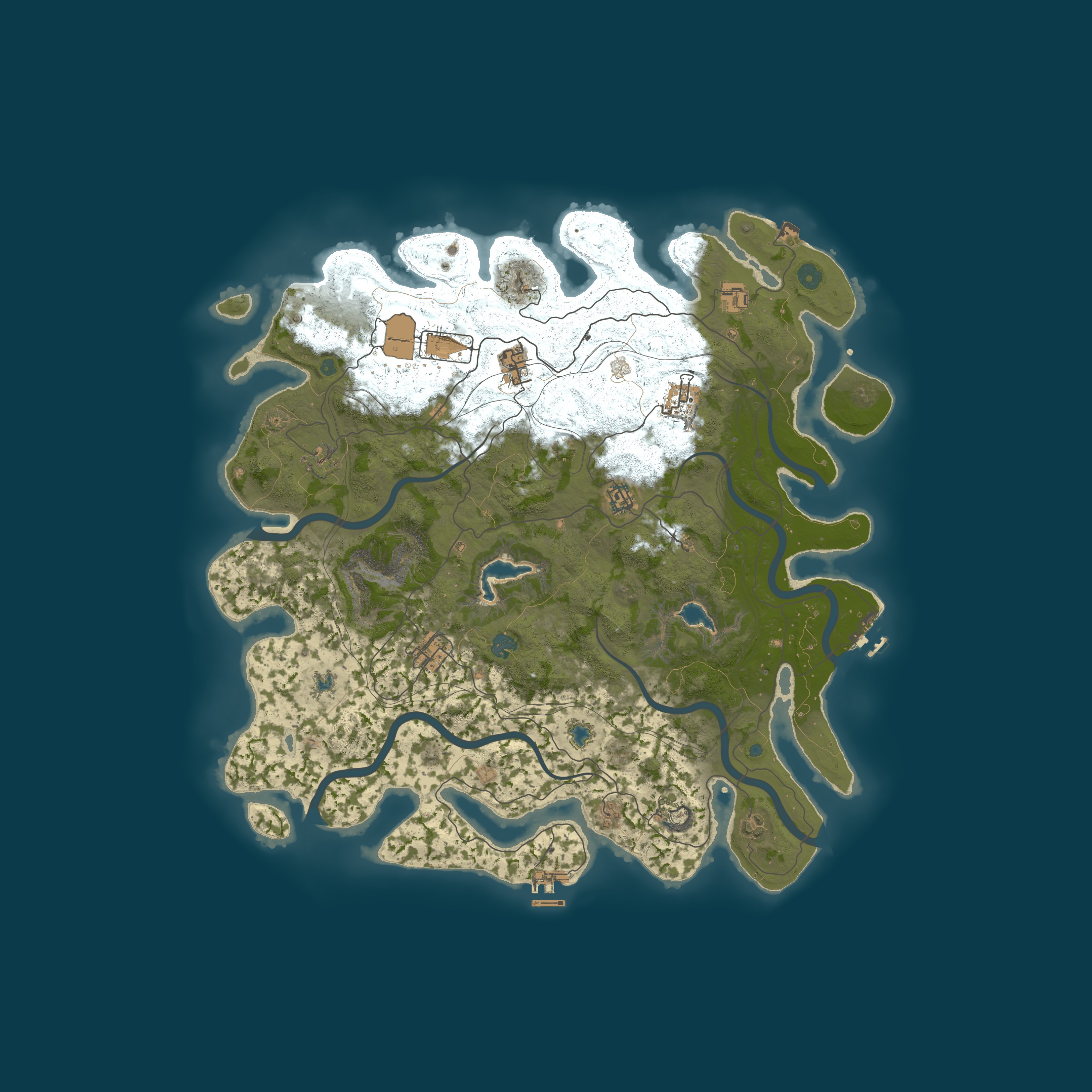 Map for 嘻哈天团Rust