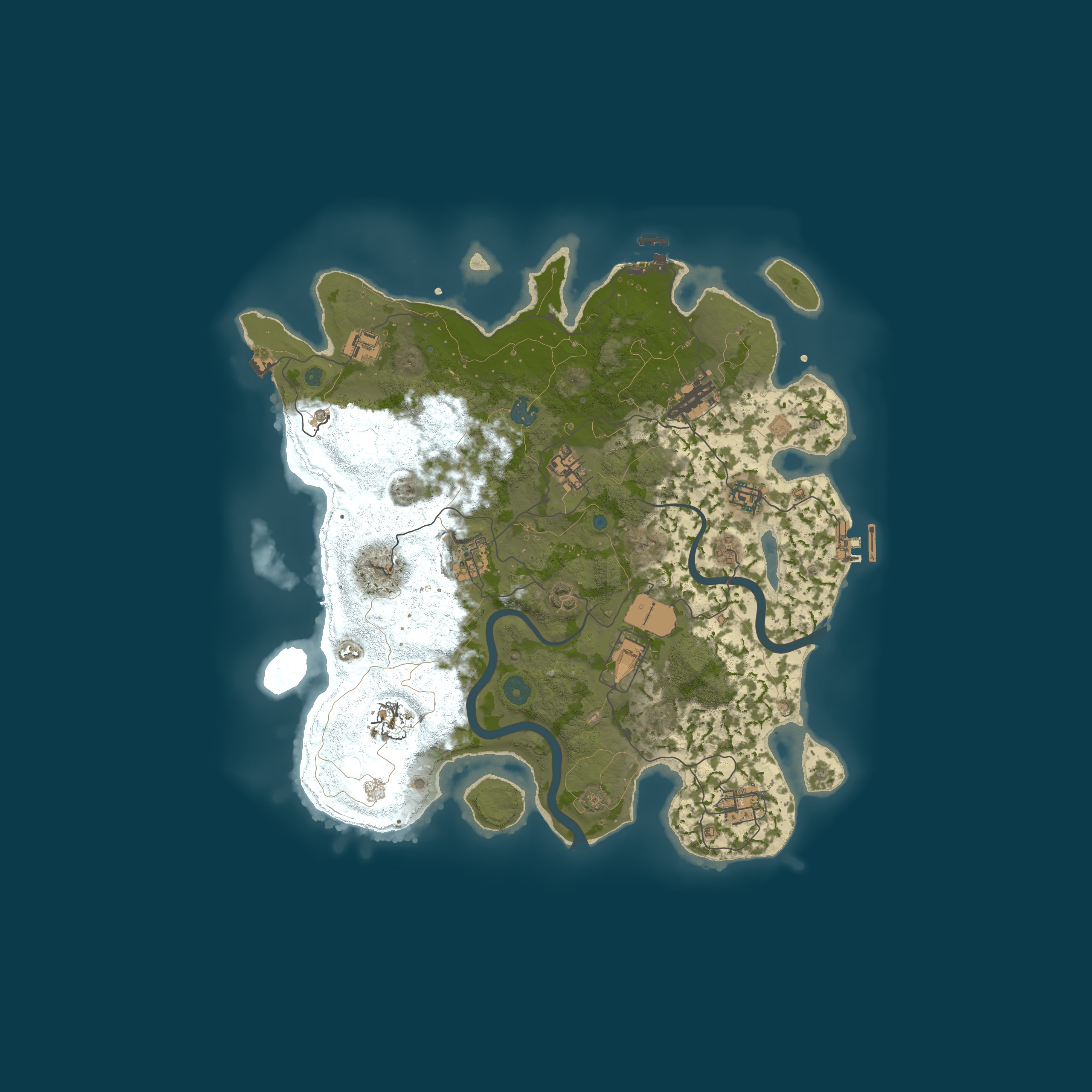 Rust map 3800/100