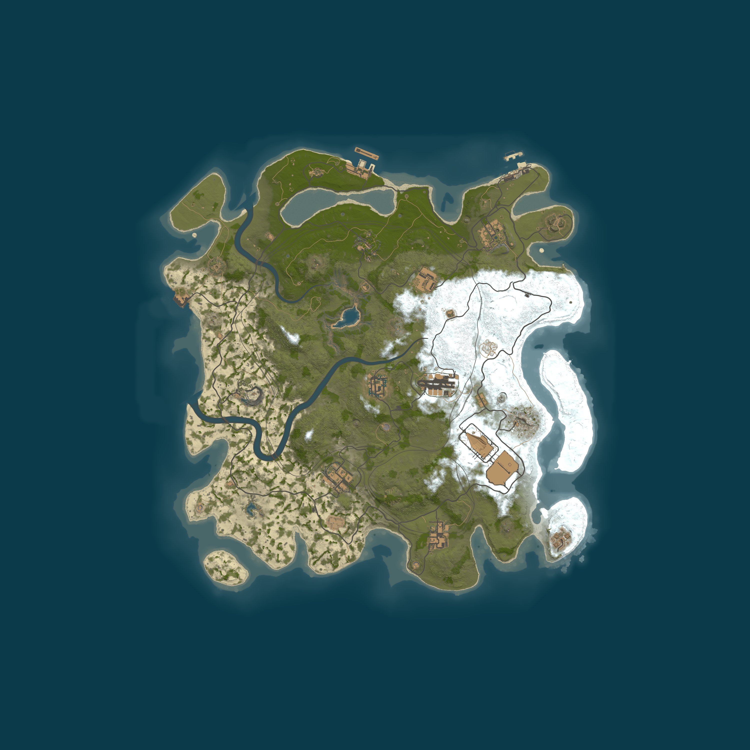 Map for RustForNoobs.com | Solo Duo Trio | Monthly EU