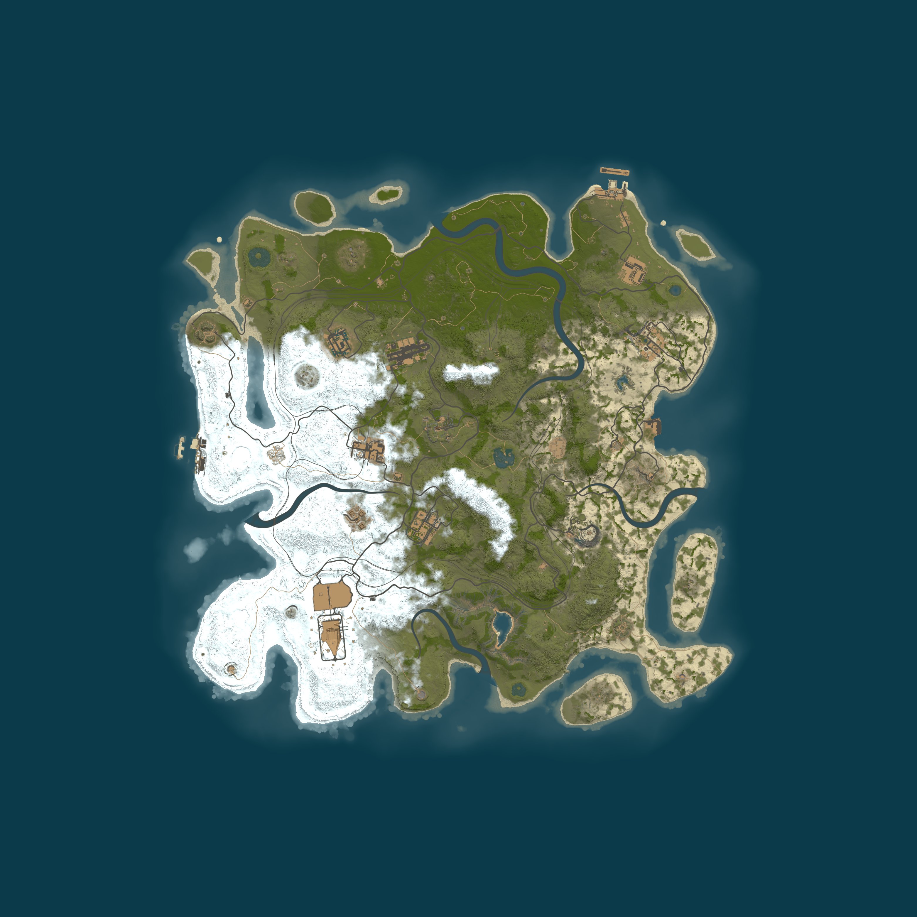 Map for PvE | TEAMRUST | KITS | RAID BAS| РАЙ ДЛЯ МИРНЫХ |