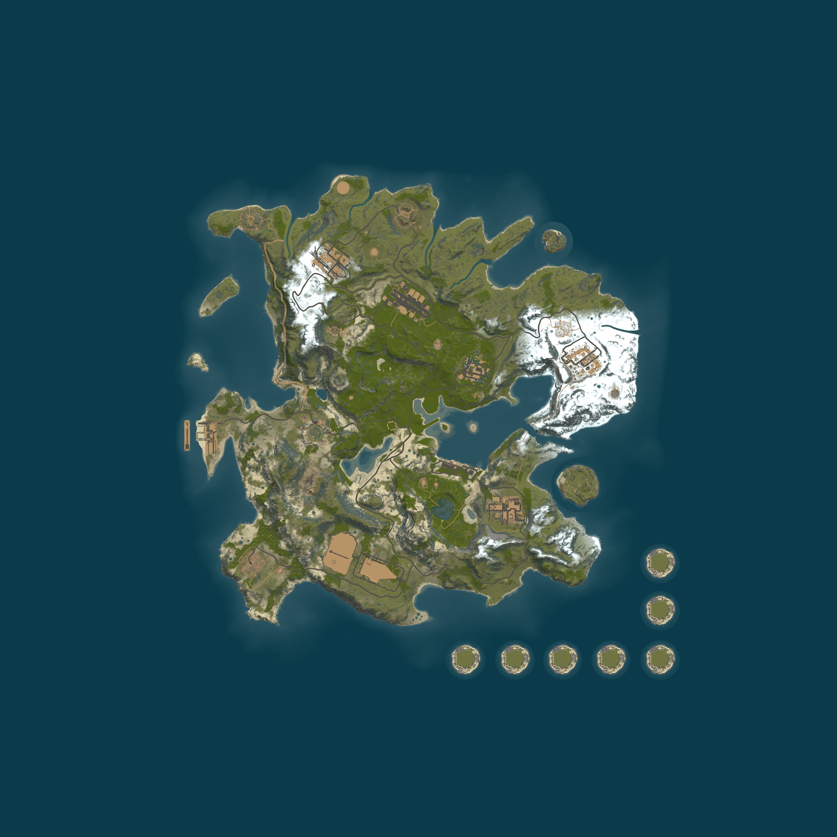 Map for The Monster Den PVE|5x|Quad|Kits|Loot+|RaidableBases|Purge