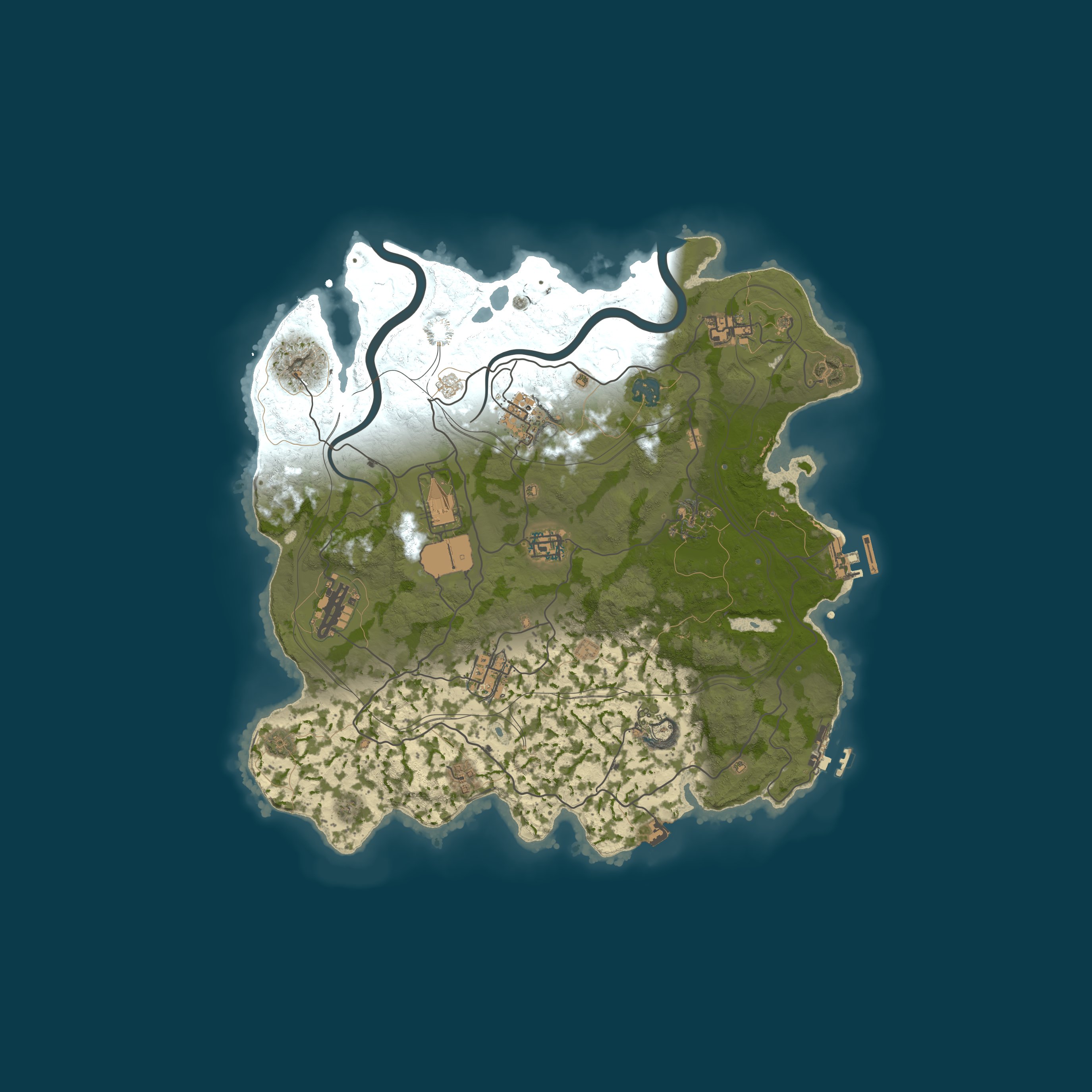 Map for [ESP/Ñ] BANDOLEROS PvE | Experiencia PvE Avanzada | Mundo Vivo