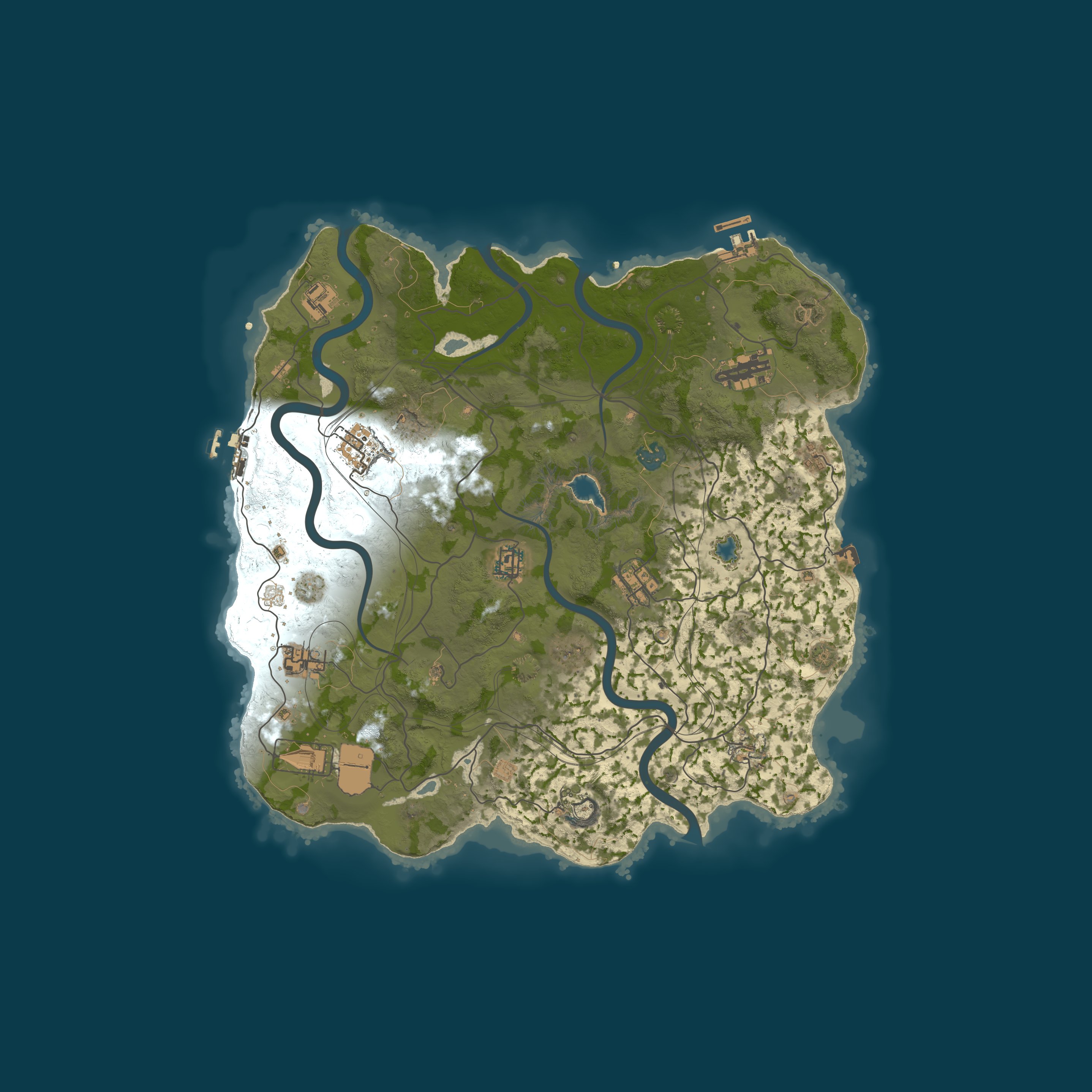 Map for XRUST.CO TEST SERVER