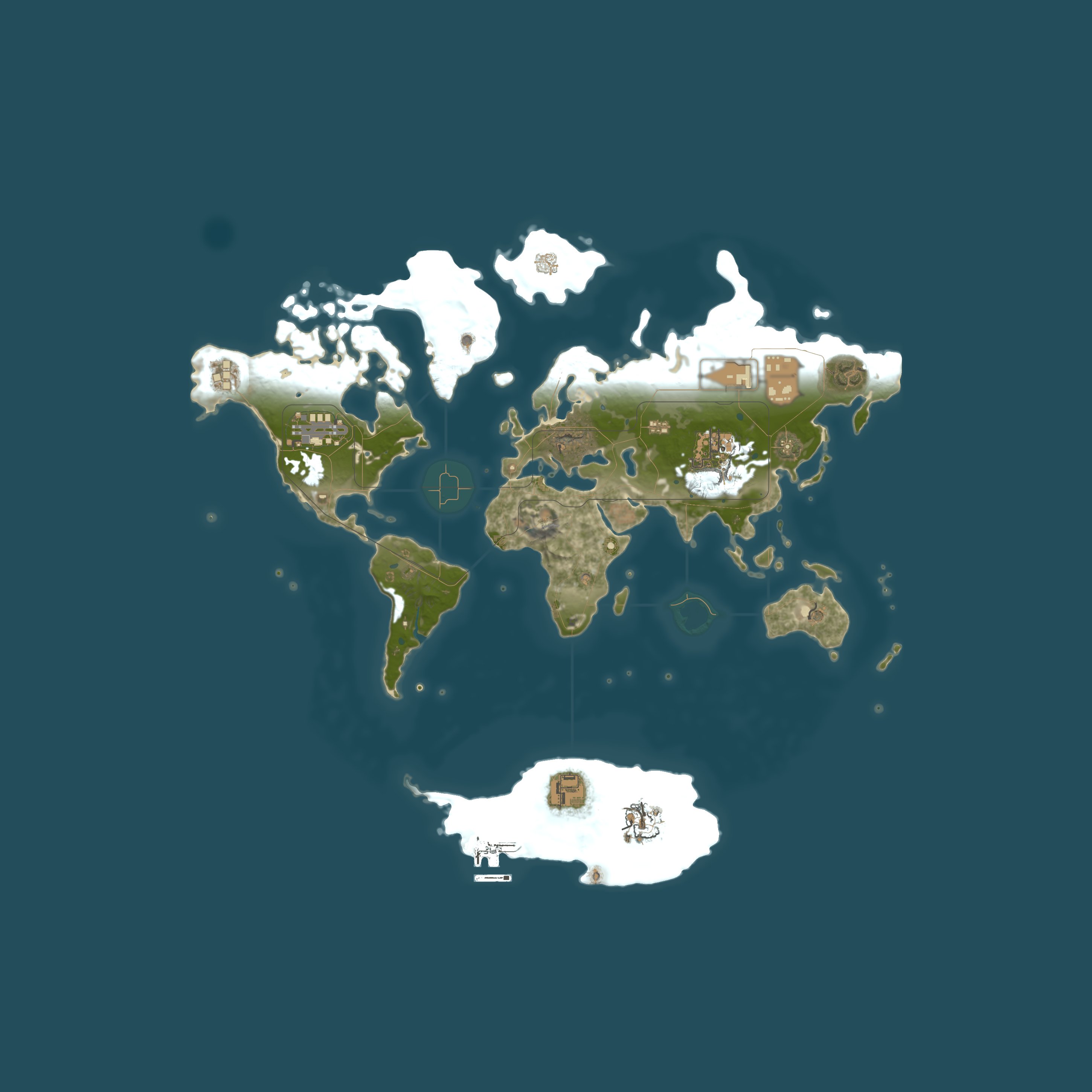 Map for RUSTARDED Zombie Hell Hordes • EU