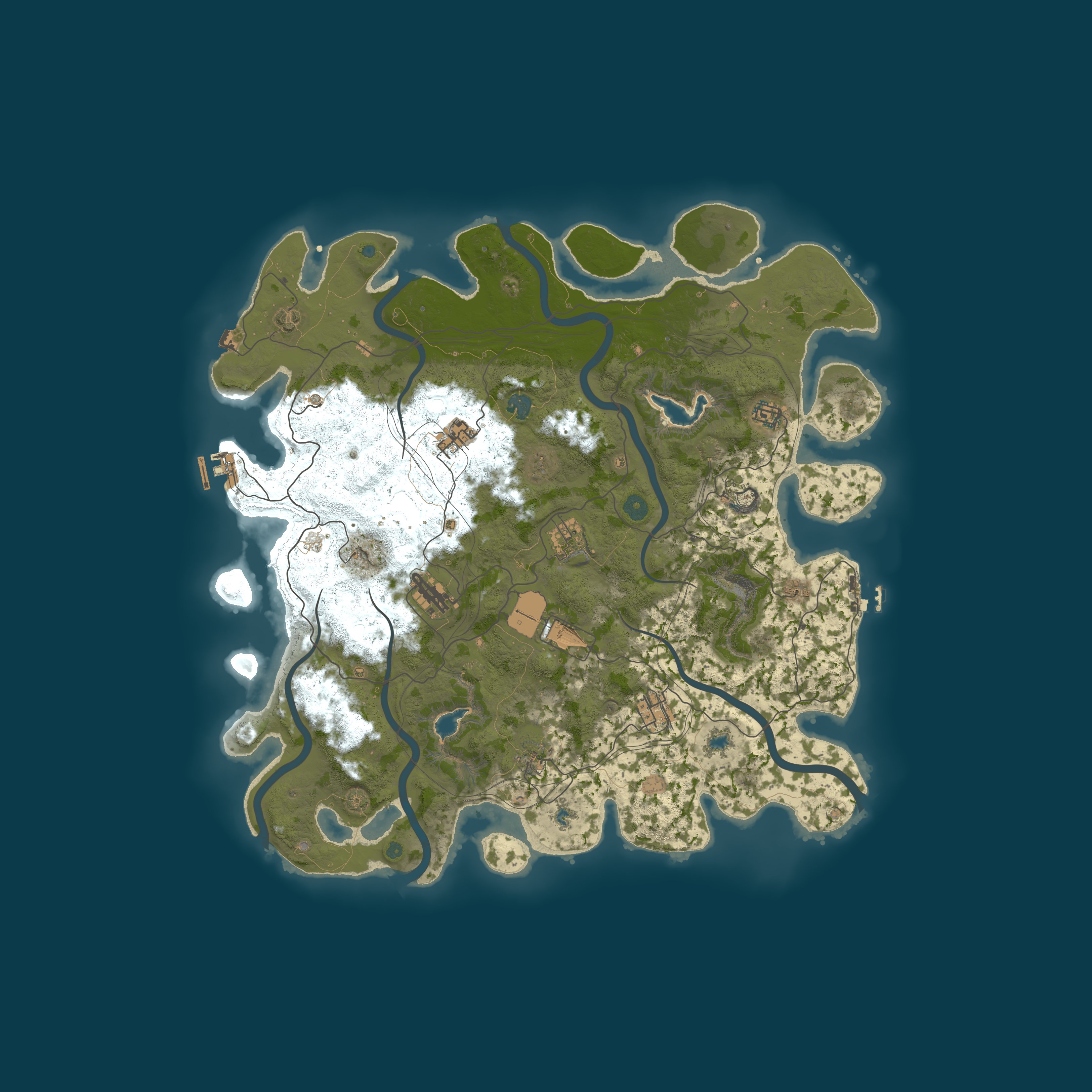 Map for Rusty Bucket | Large #1 | Monthly