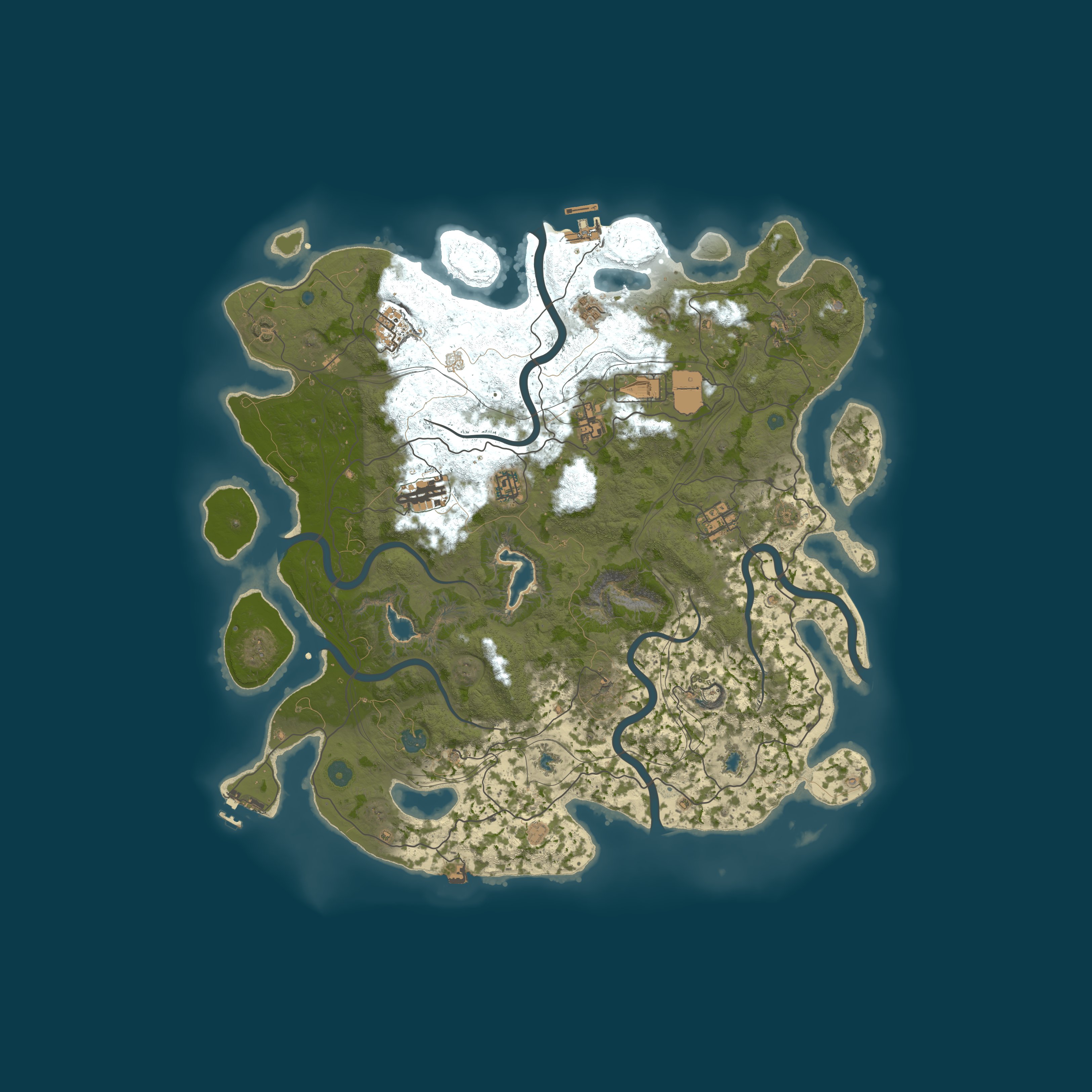 Map for DayenTech.net Rustic PVP Adventure