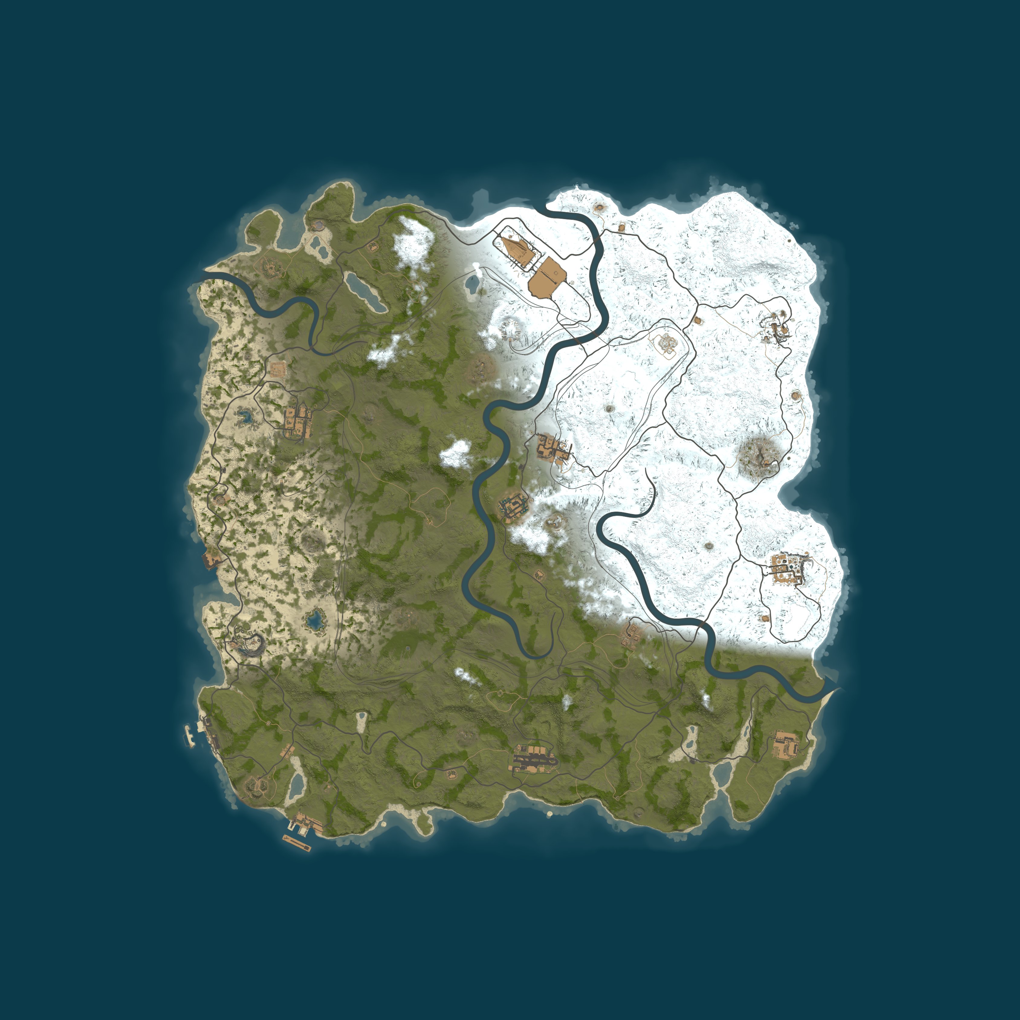 Map for Rustinity — EU | 2x Monthly | Vanilla+ | No BP Wipes