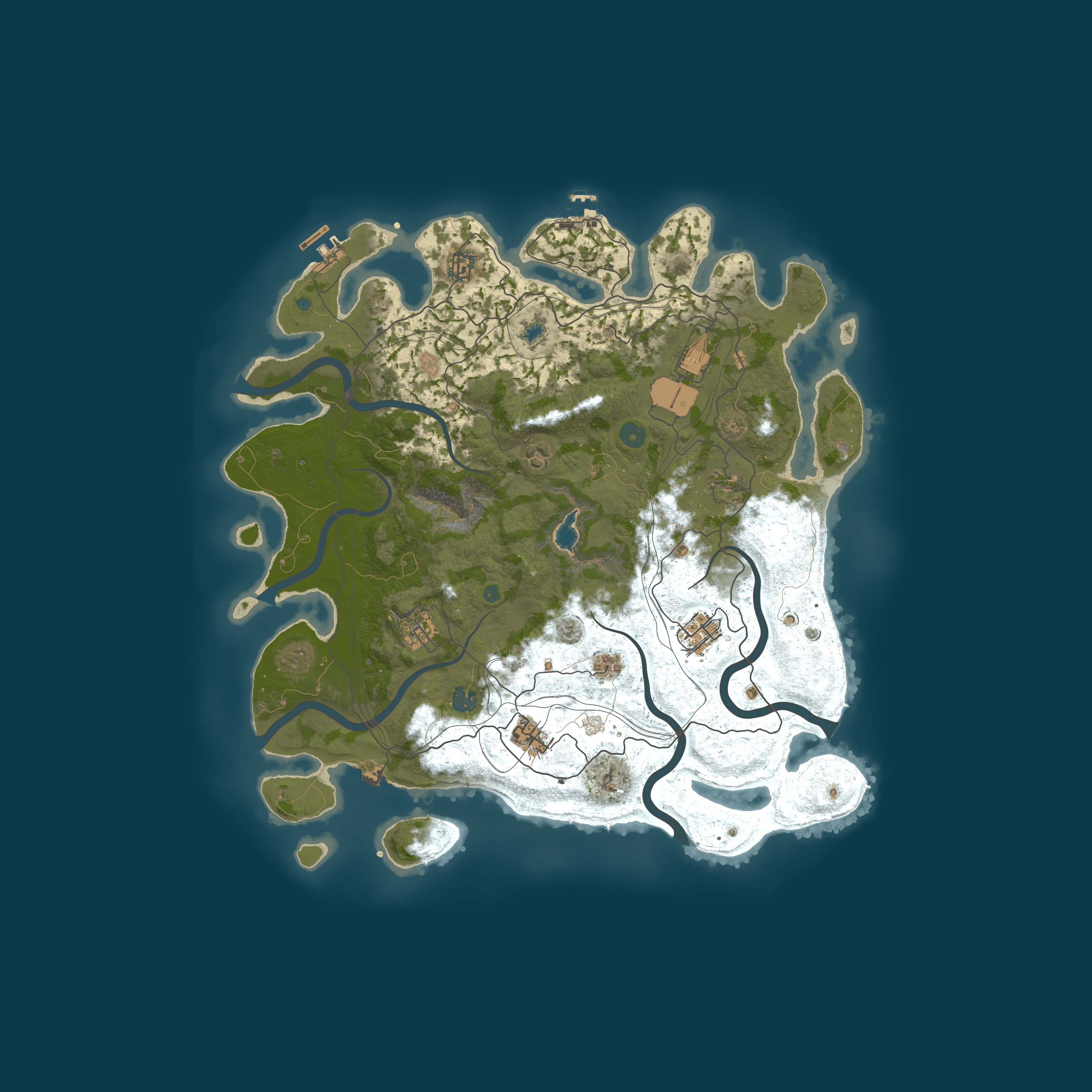 Map for Distorted - PVE 3X - Events and Raidable Bases - Biweekly