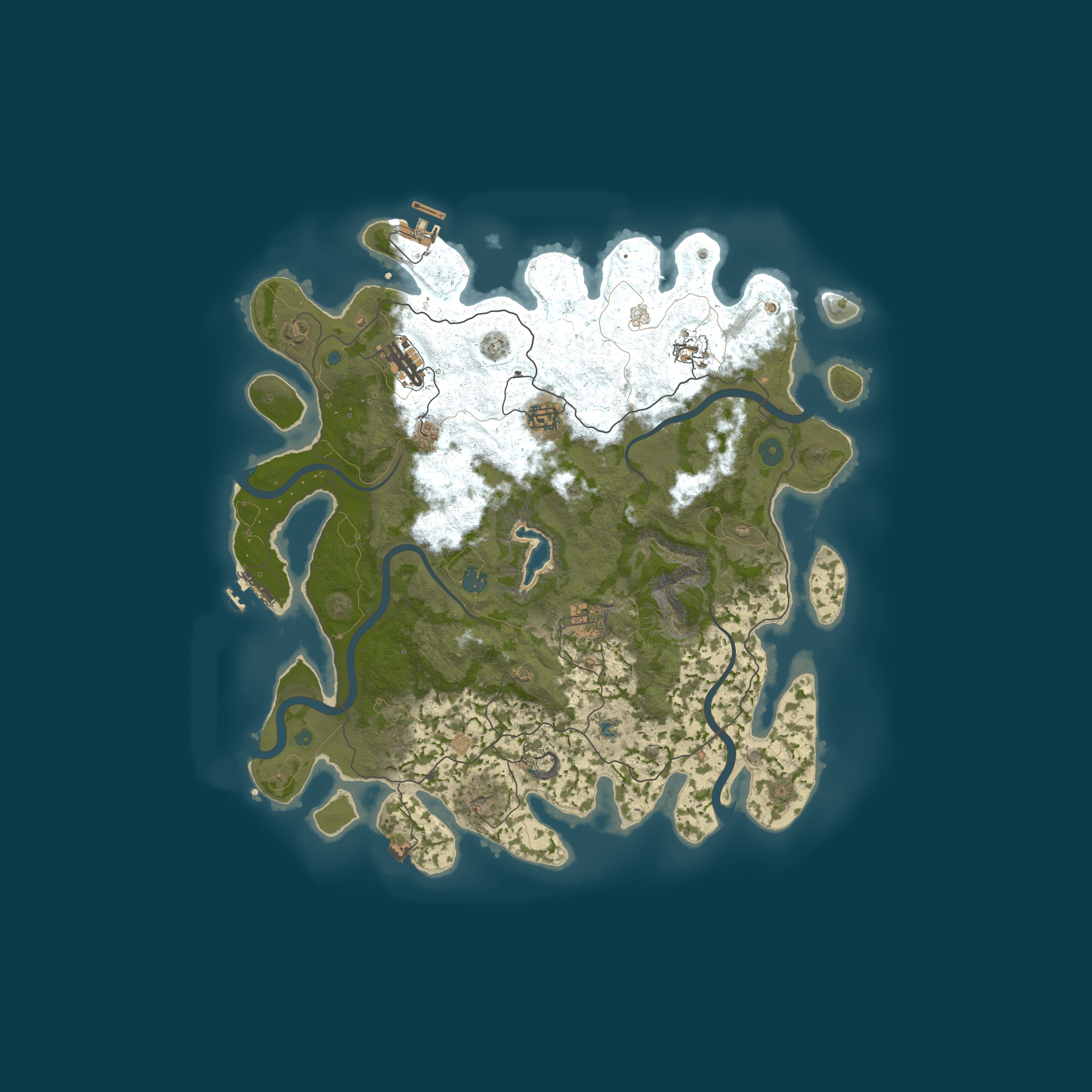 Map for Rust gammels x5 pve