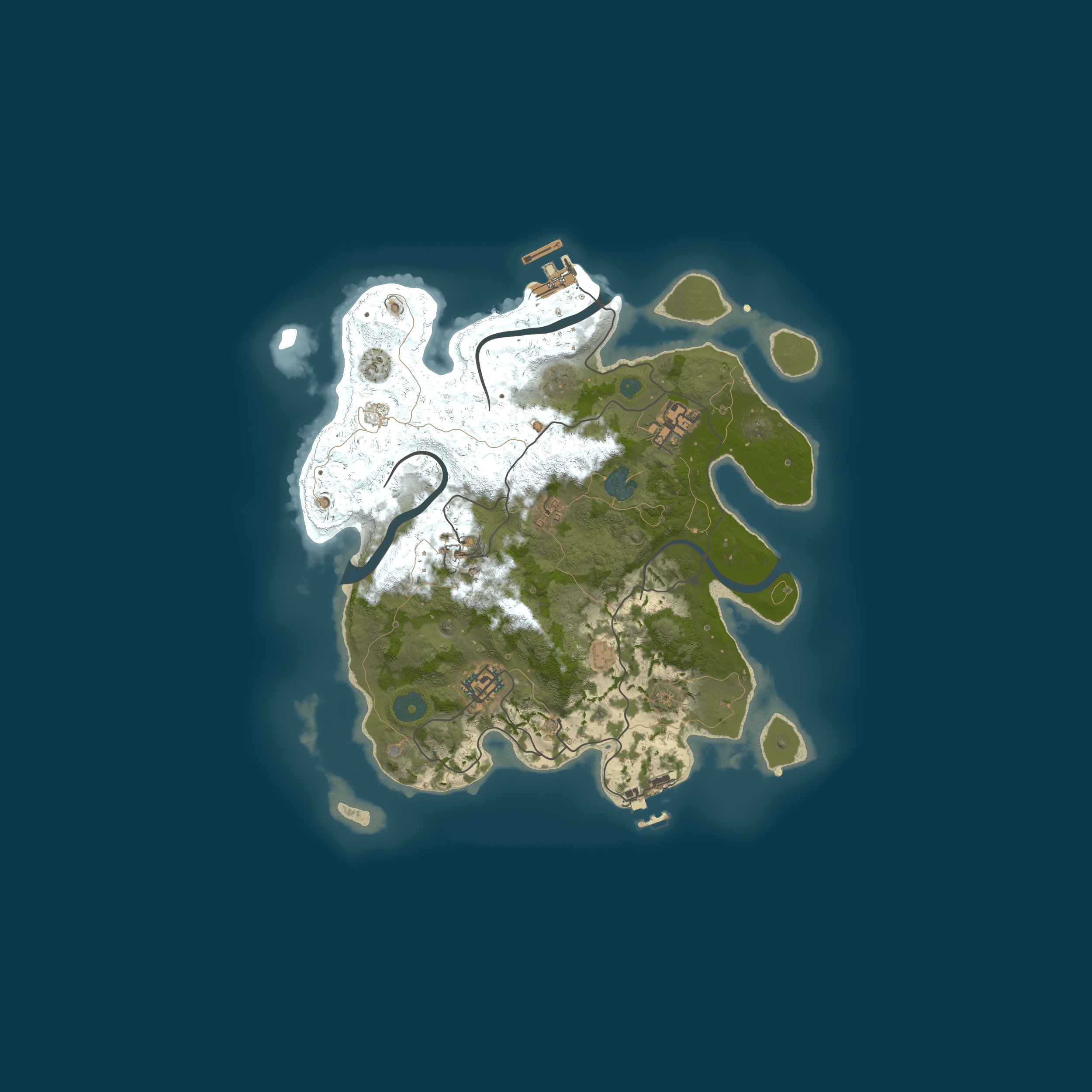 Map for A Shockbyte Rust Server