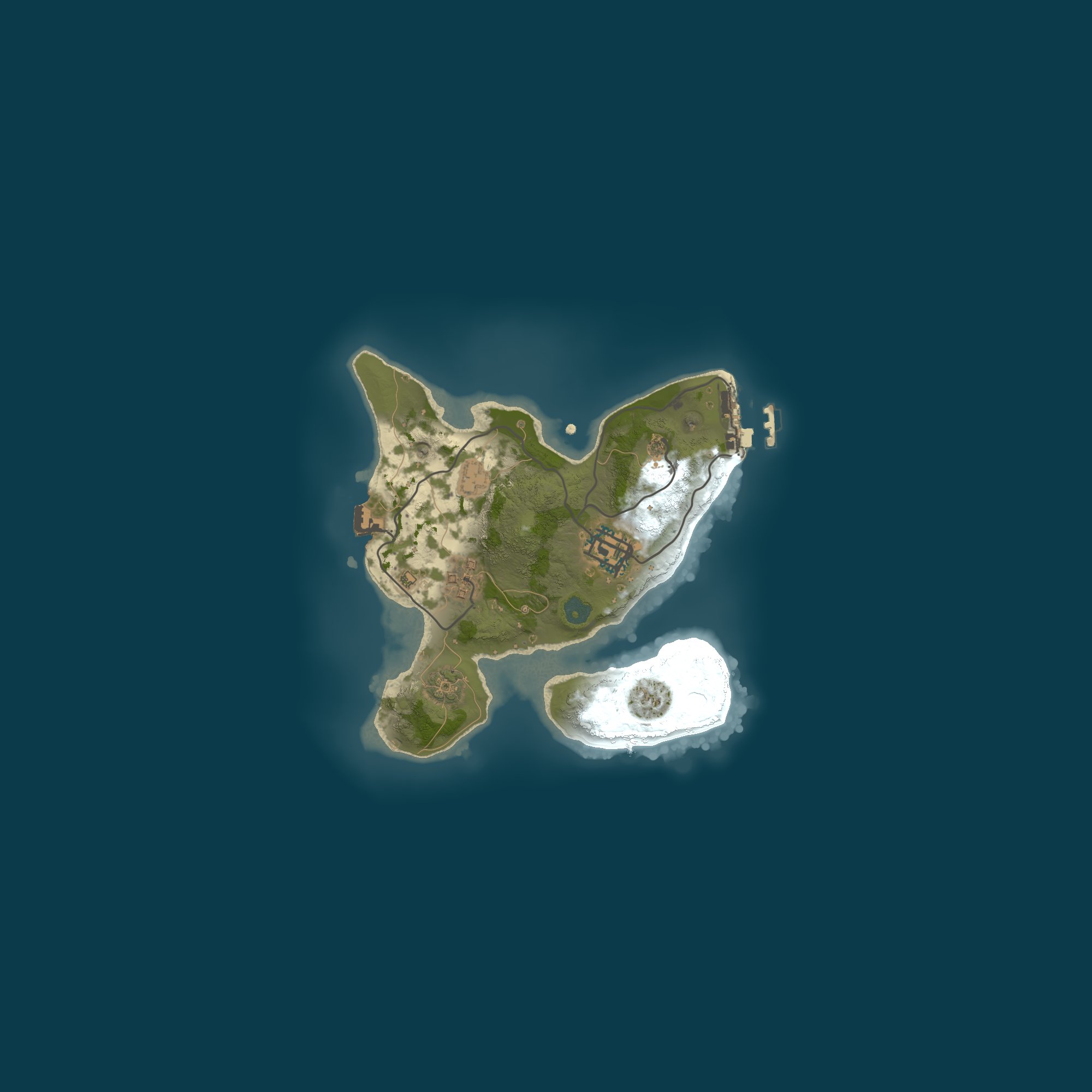 Map for Lentes Rust