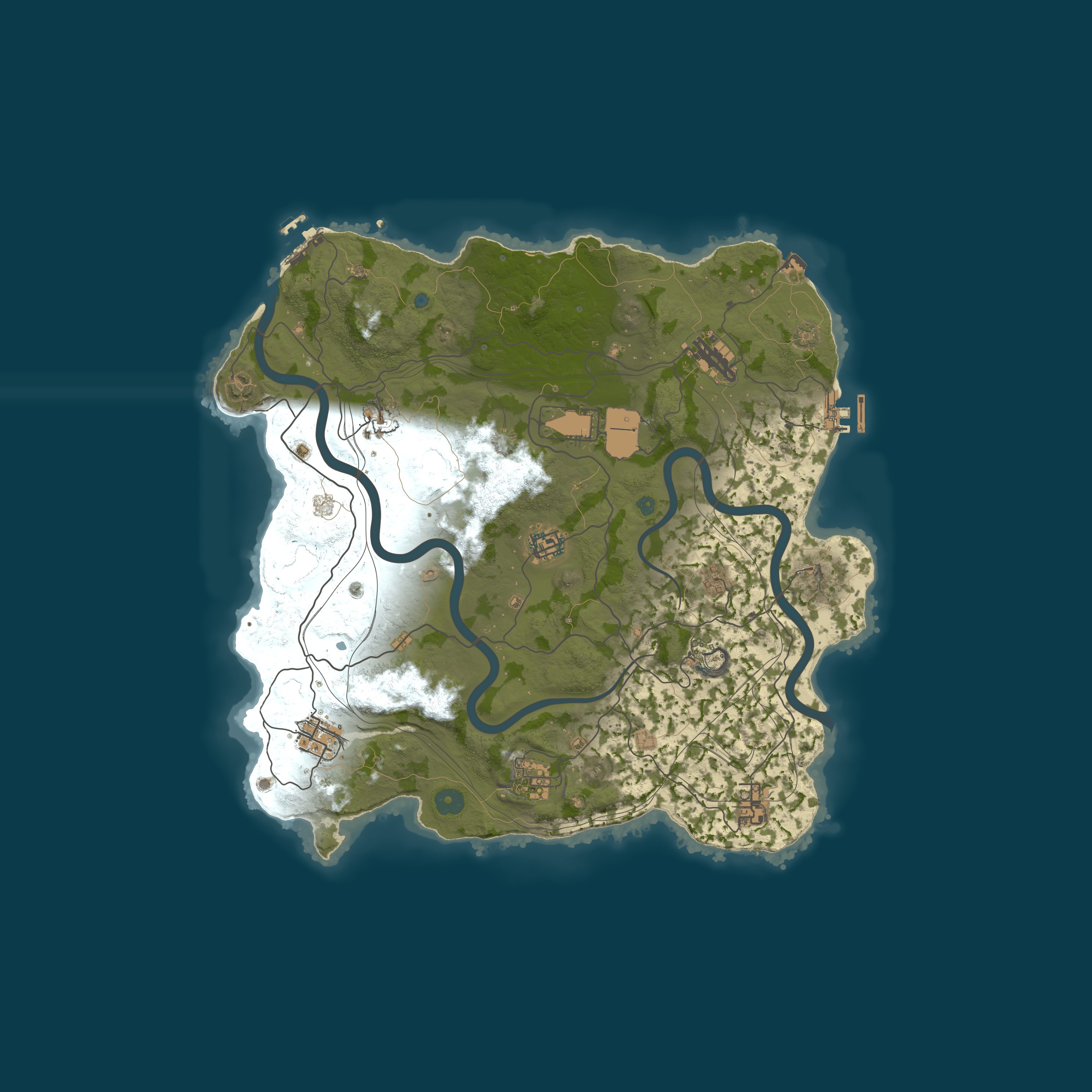 Карта сервера