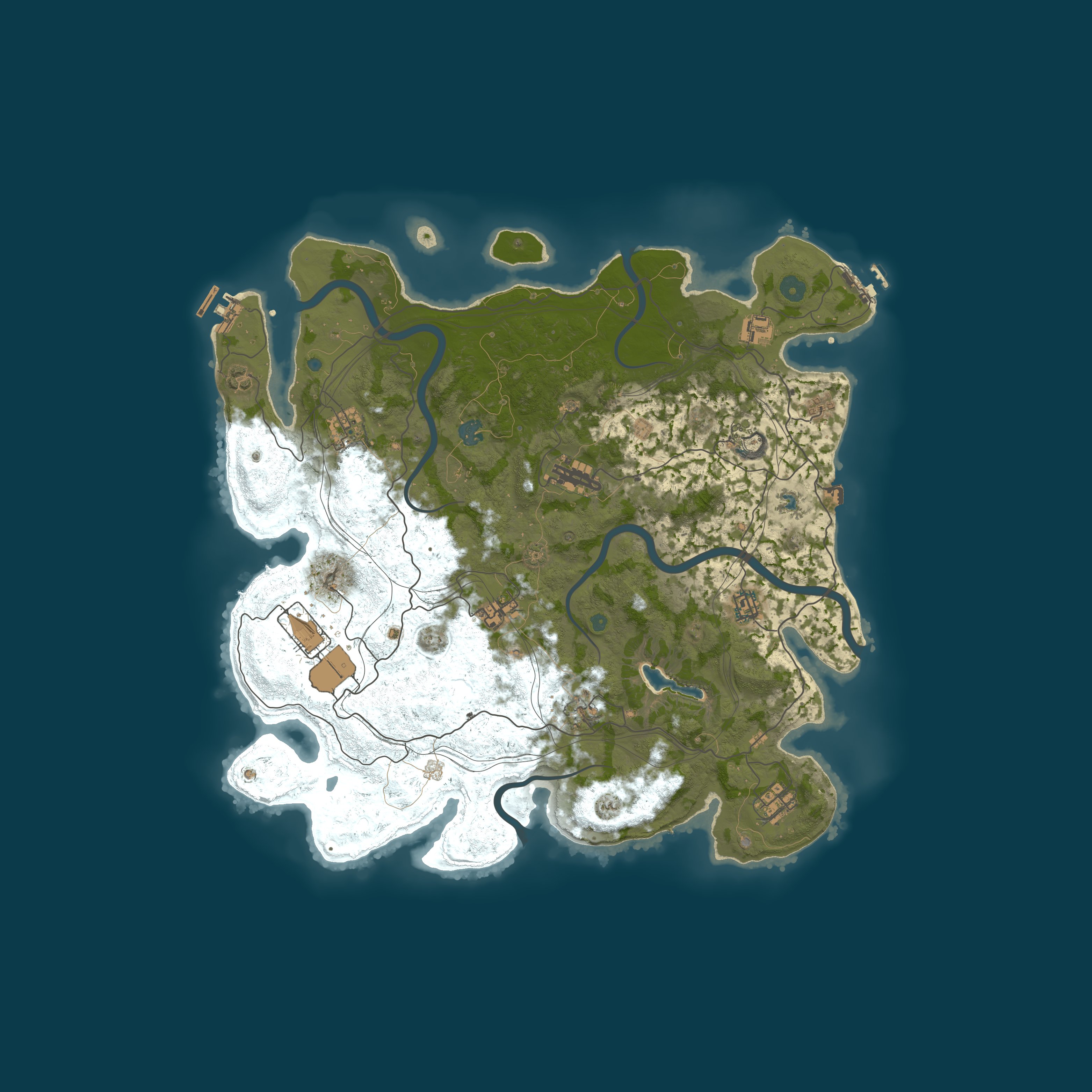 Map for US | For all Mankind PVE | No Raiding/Killing/Stealing