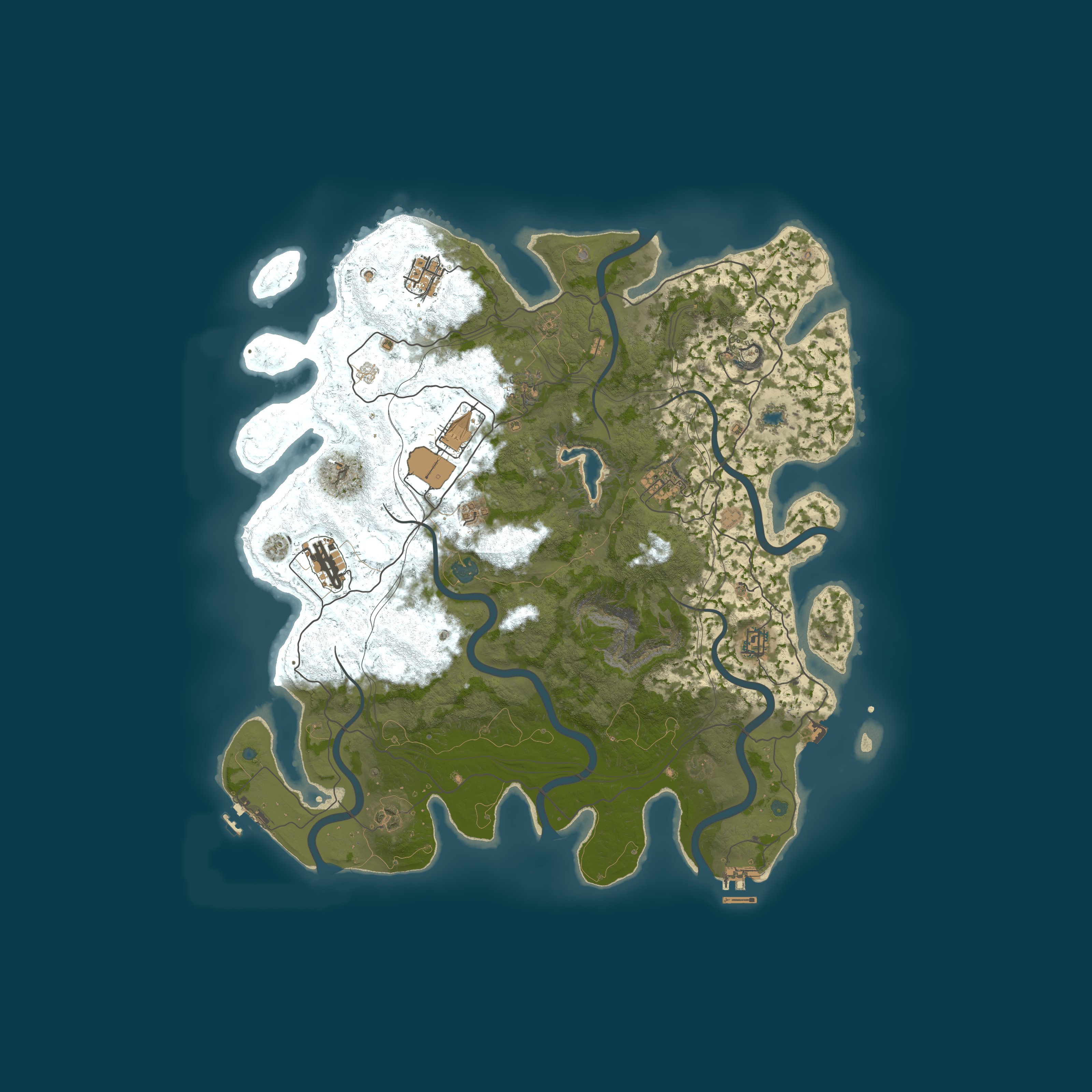 Map for SEA Singapore 20X resources Rust map PVE