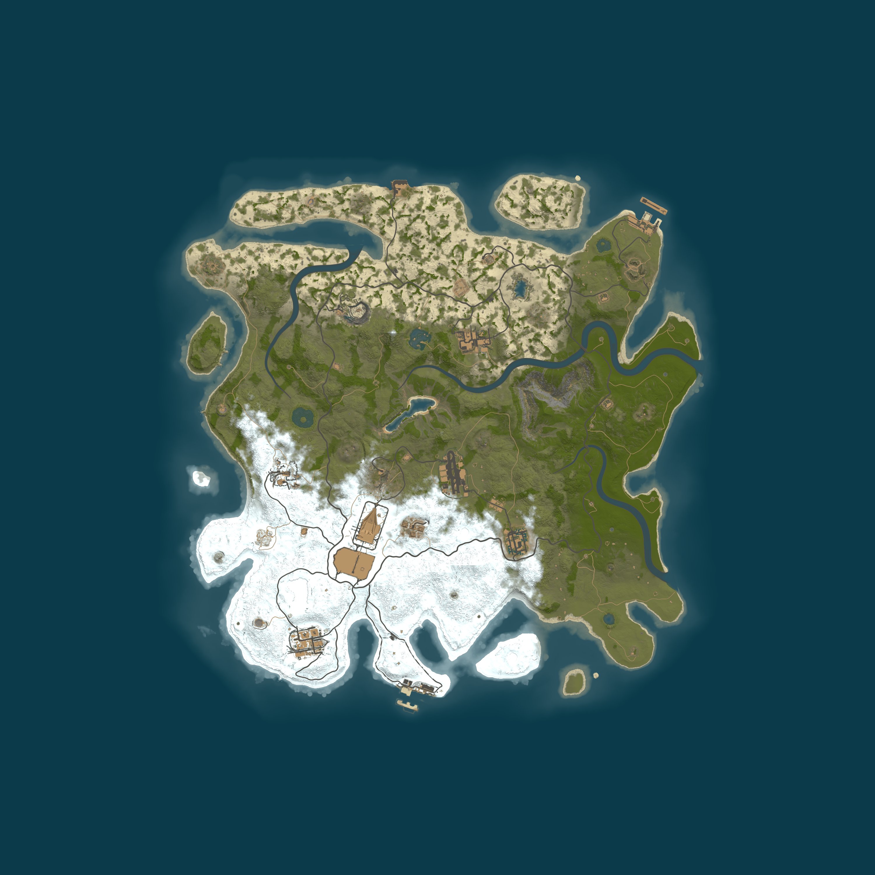 Map for RustBase.ru | X2 | Для новичков | Modded