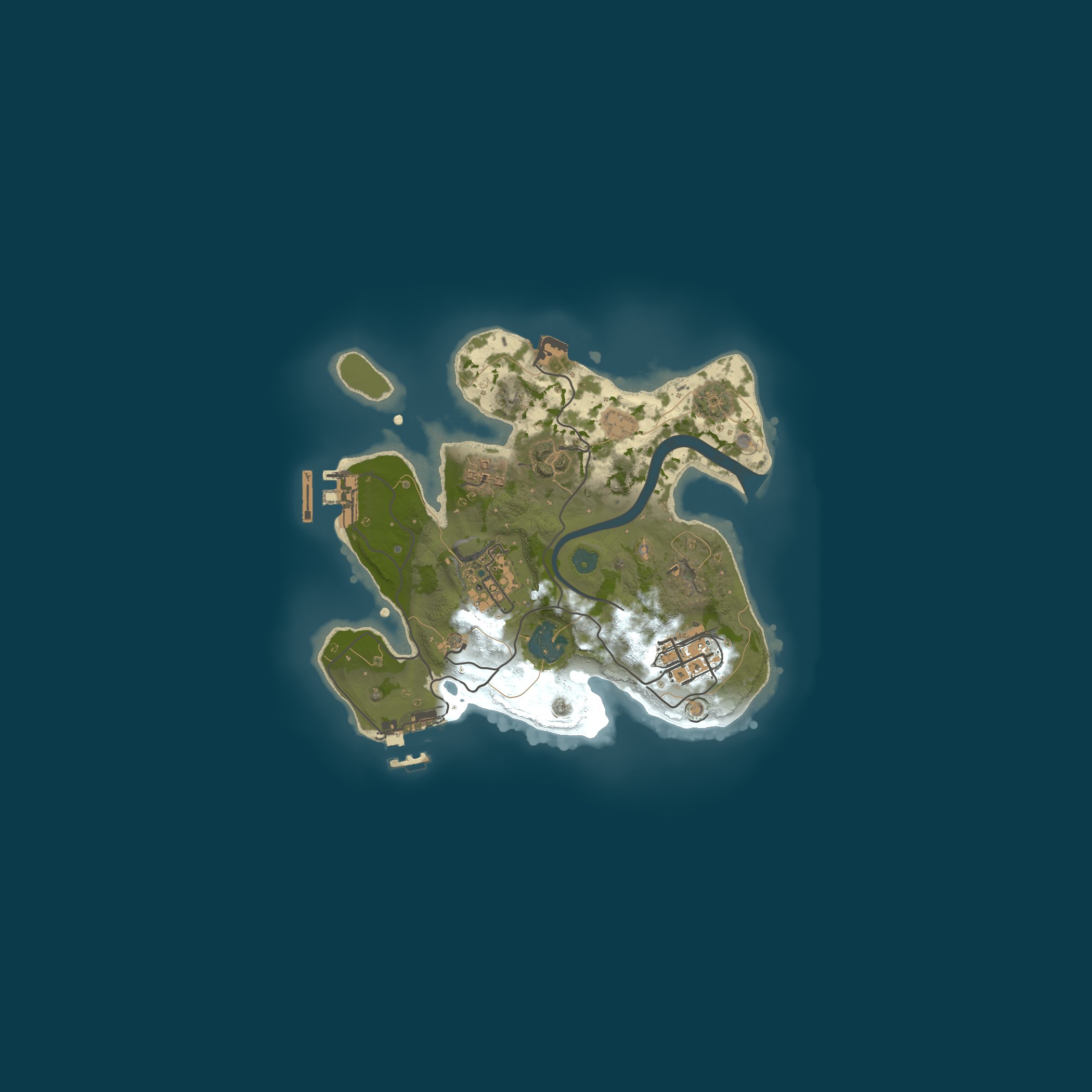 Procedural Map, size 2200, seed 252632497