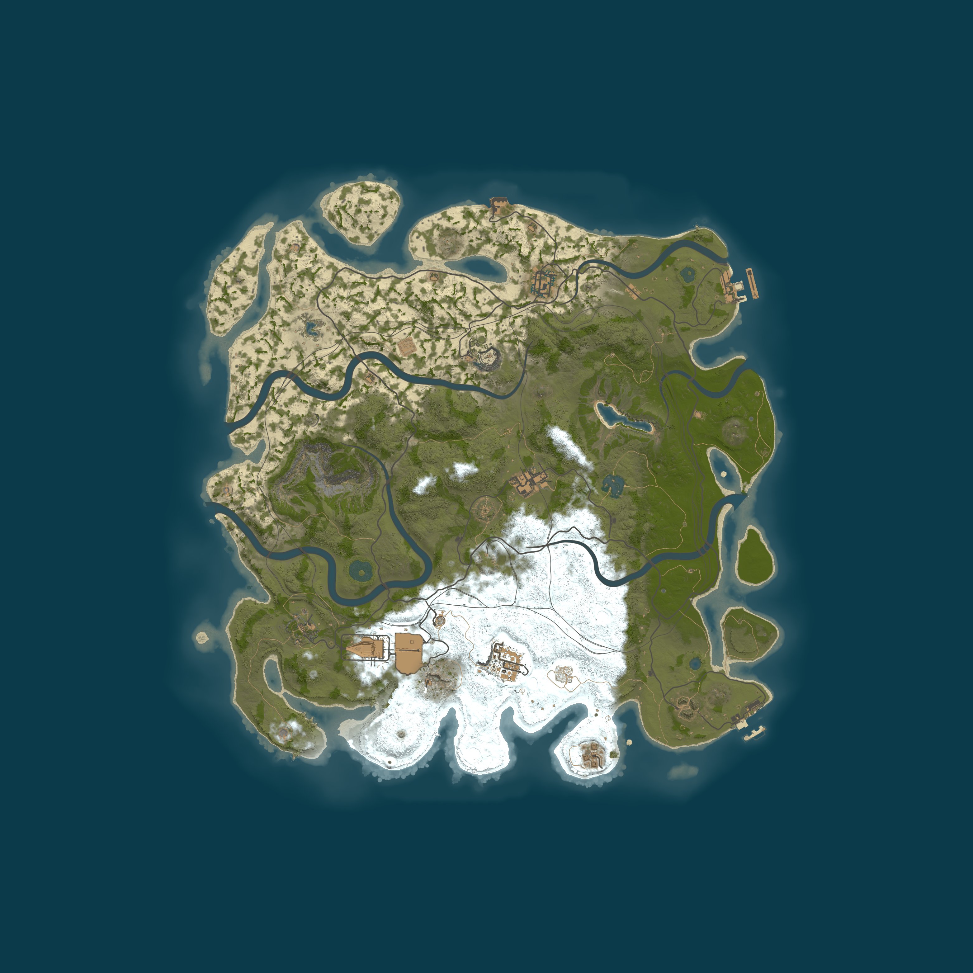 Map for Austin Texas Vanilla Noob Monthly
